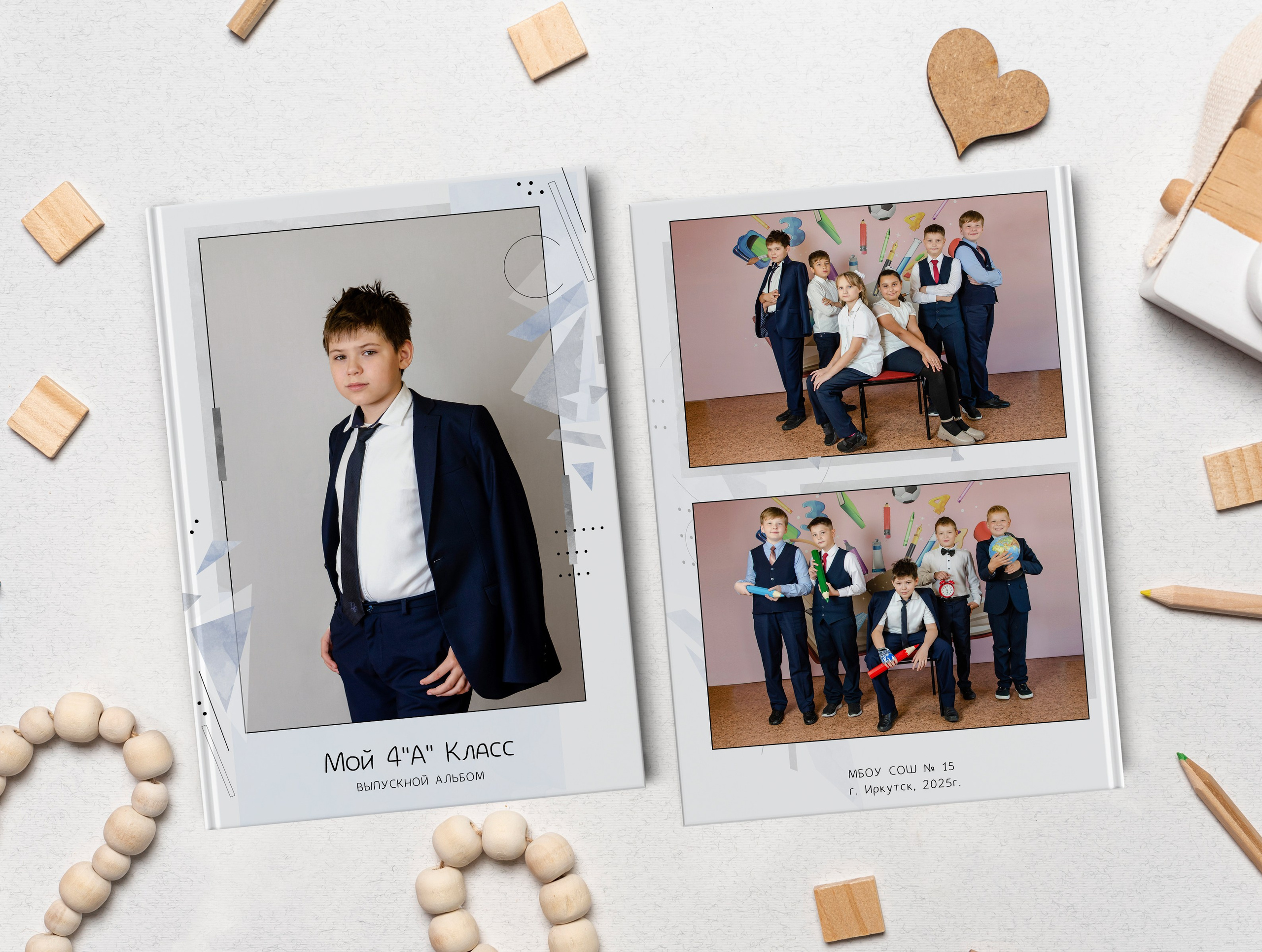 НАШИ РАБОТЫ. НАЧАЛЬНАЯ ШКОЛА. Фотограф в Шелехове, лучшие выпускные альбомы в Шелехове
