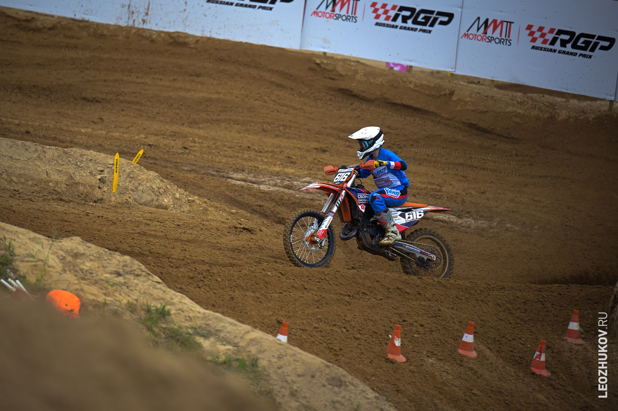 1 round of ММТ RGP russian motocross championships. Sports photographer Leonid Zhukov