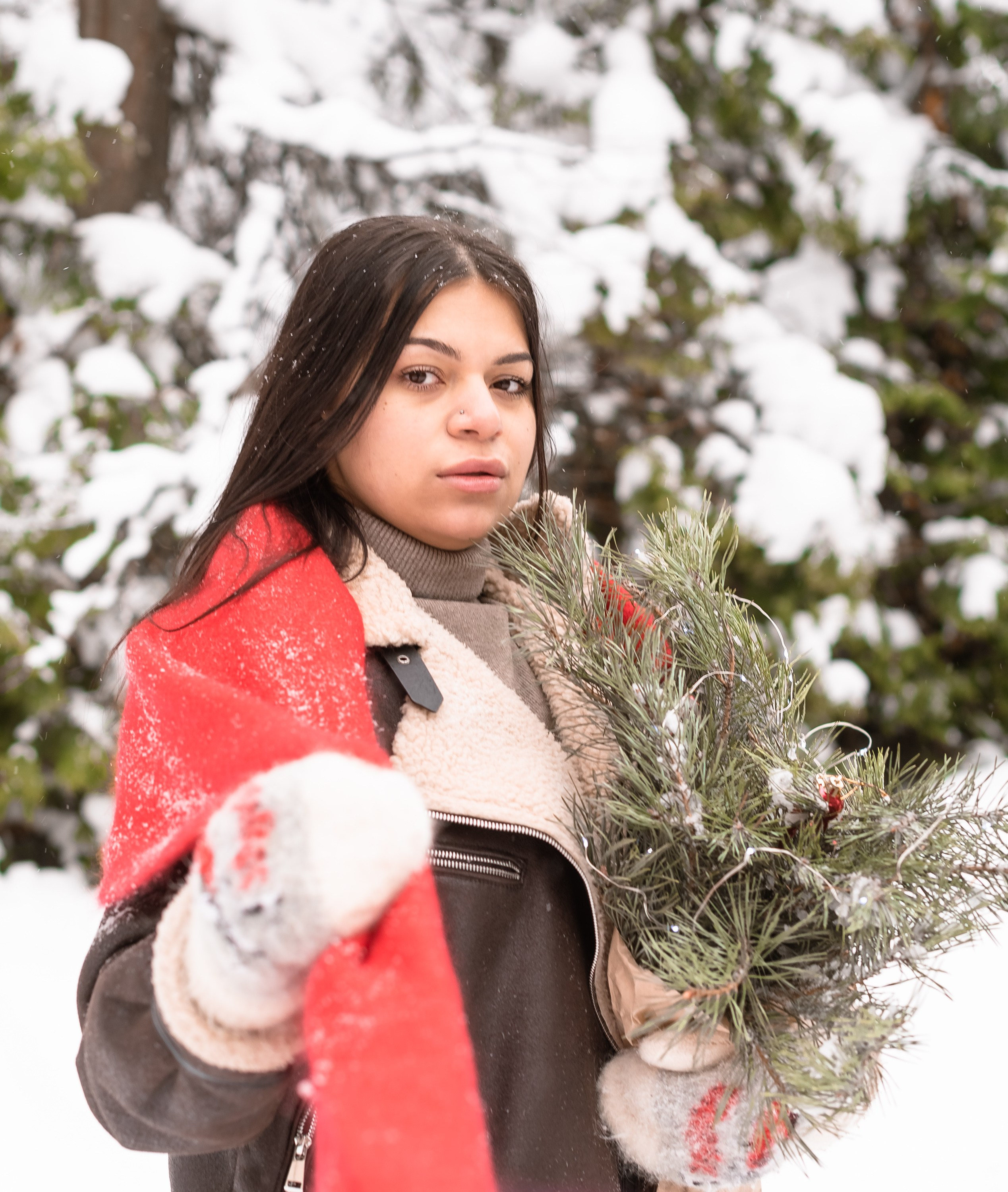 Зимняя прогулка Софии. Фотограф Тула творческие фотосессии недорого Ольга Ромашина