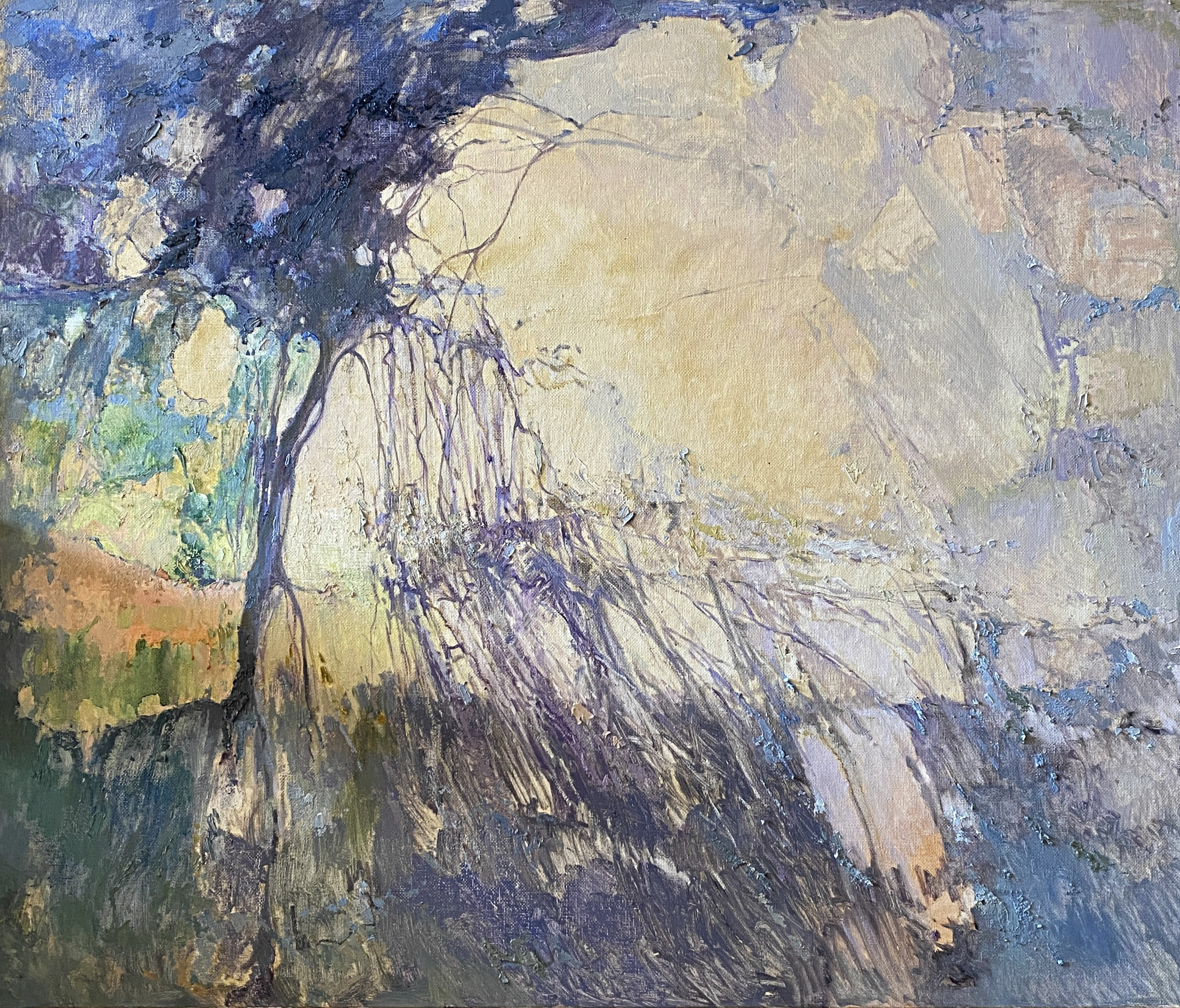 Живопись Картина маслом на холсте Абстракция природа в России краснодарский край южное дерево загадочный пейзаж 