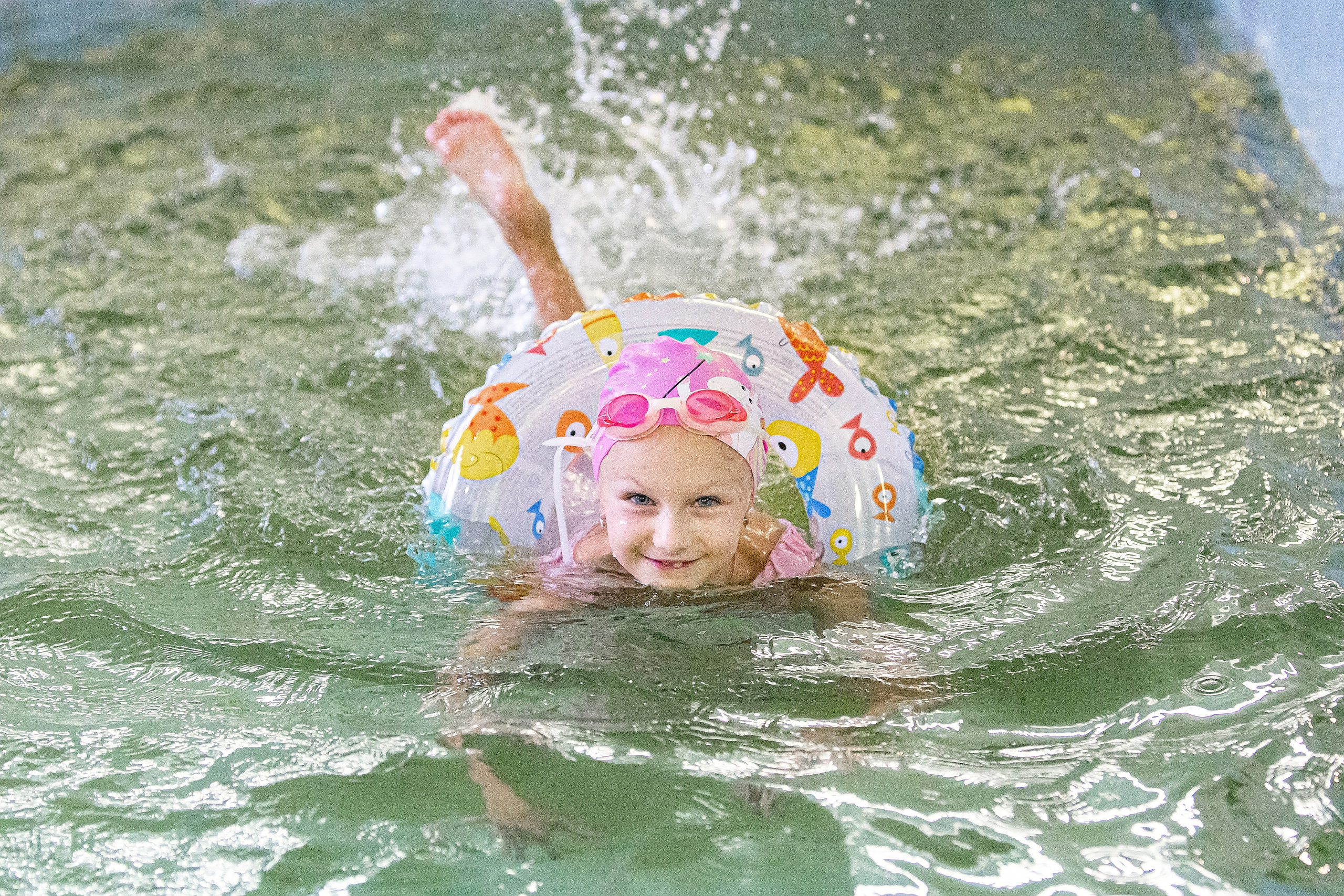 Бассейн в детском саду. Свадебный, семейный, детский фотограф в Санкт-Петербурге