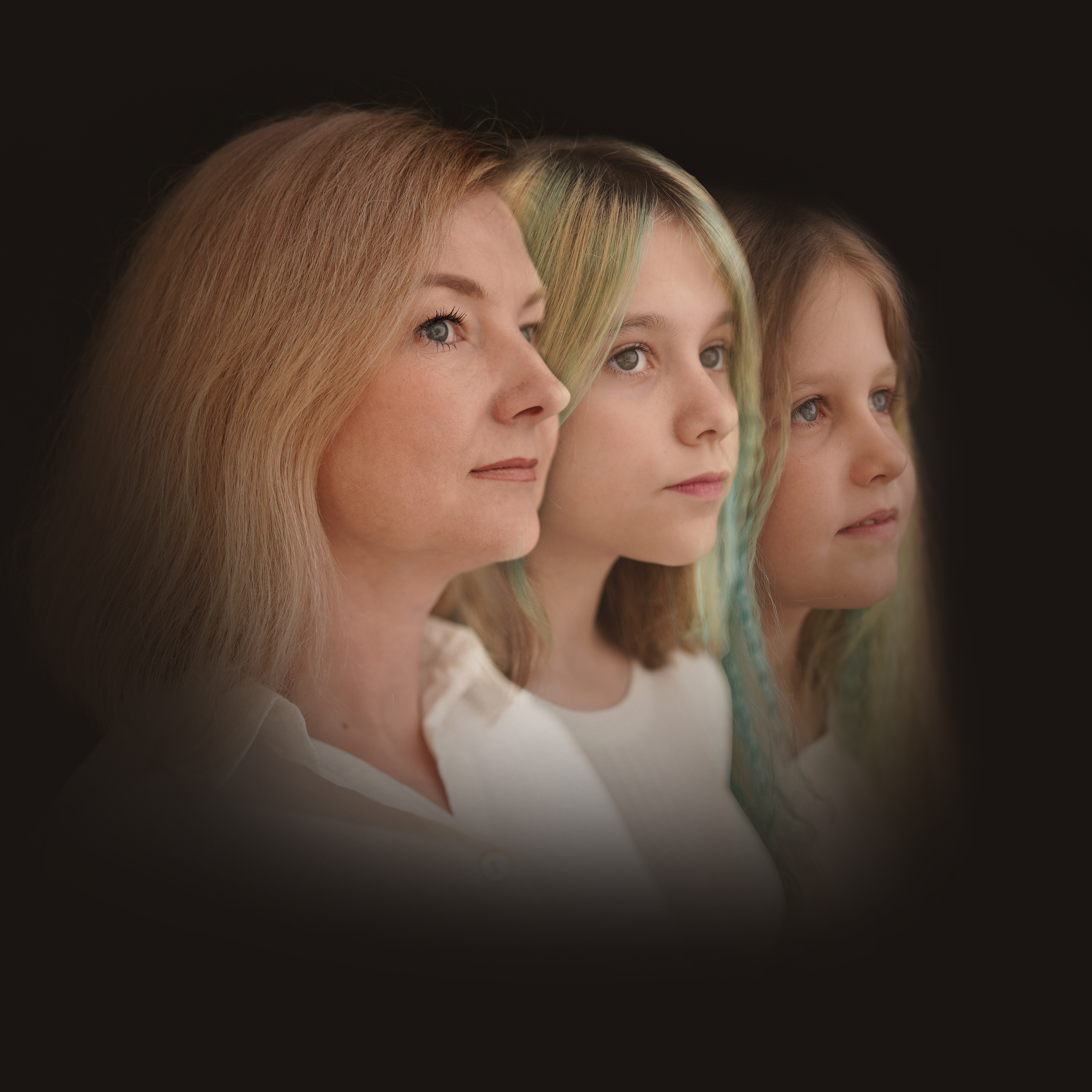 Мама и дочери. Фотограф Алматы, курс по Фотографии в Алматы. Дмитриева Наталья