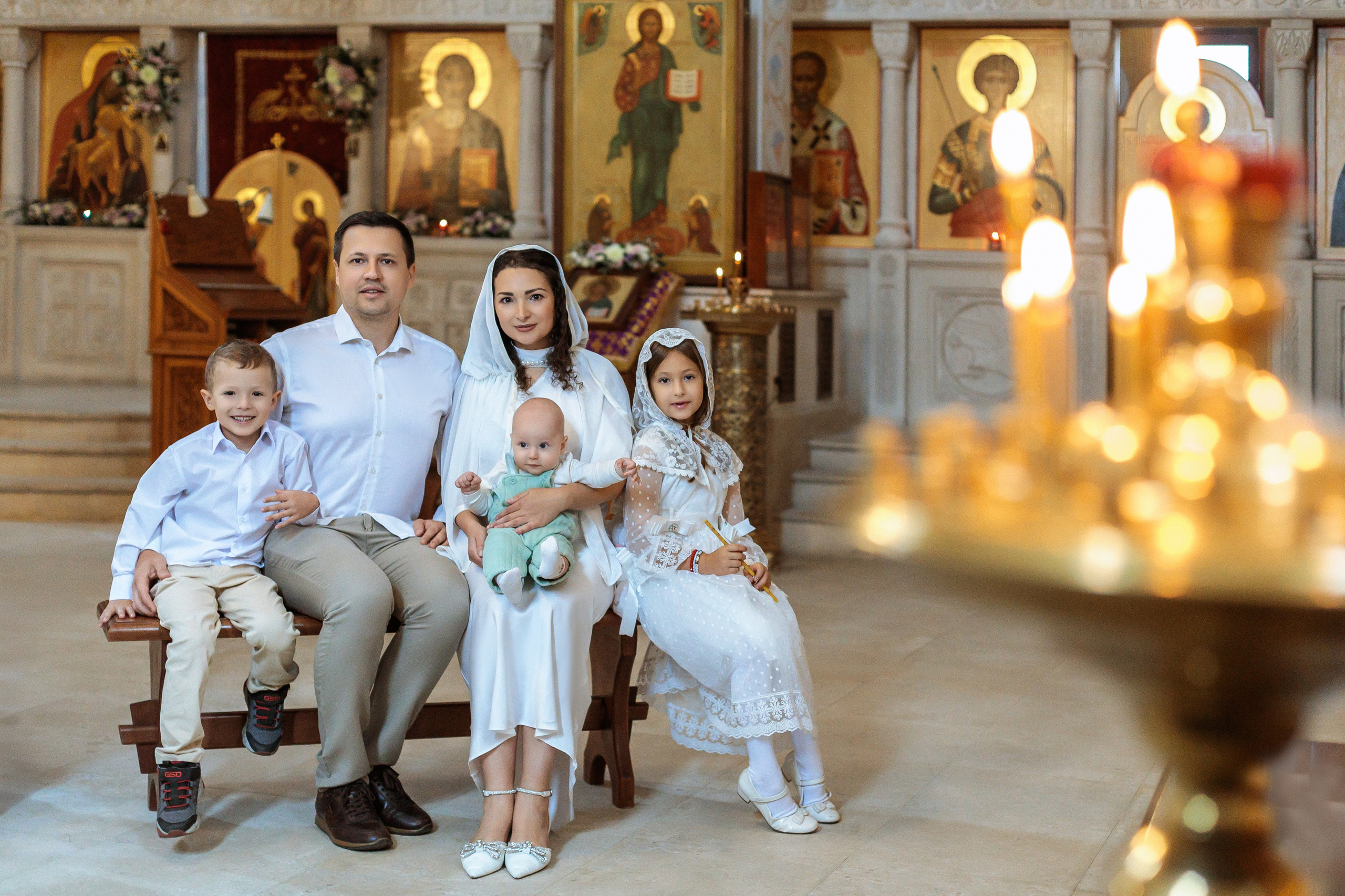 Крещения и венчания. Фотограф на крещение в Москве Нина Лобасова