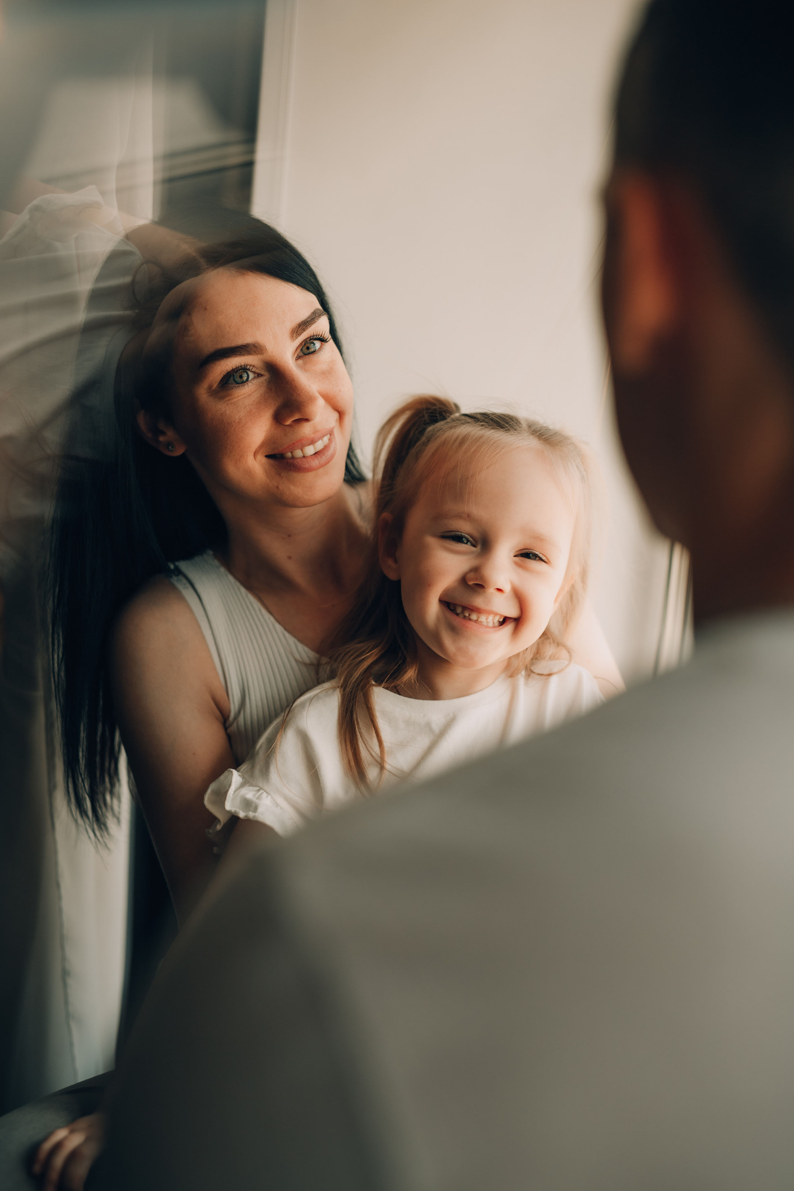 Петя, Аня и Аришка. Домашняя фотосессия. Семейный фотограф в Казани Рузалина Гафурова