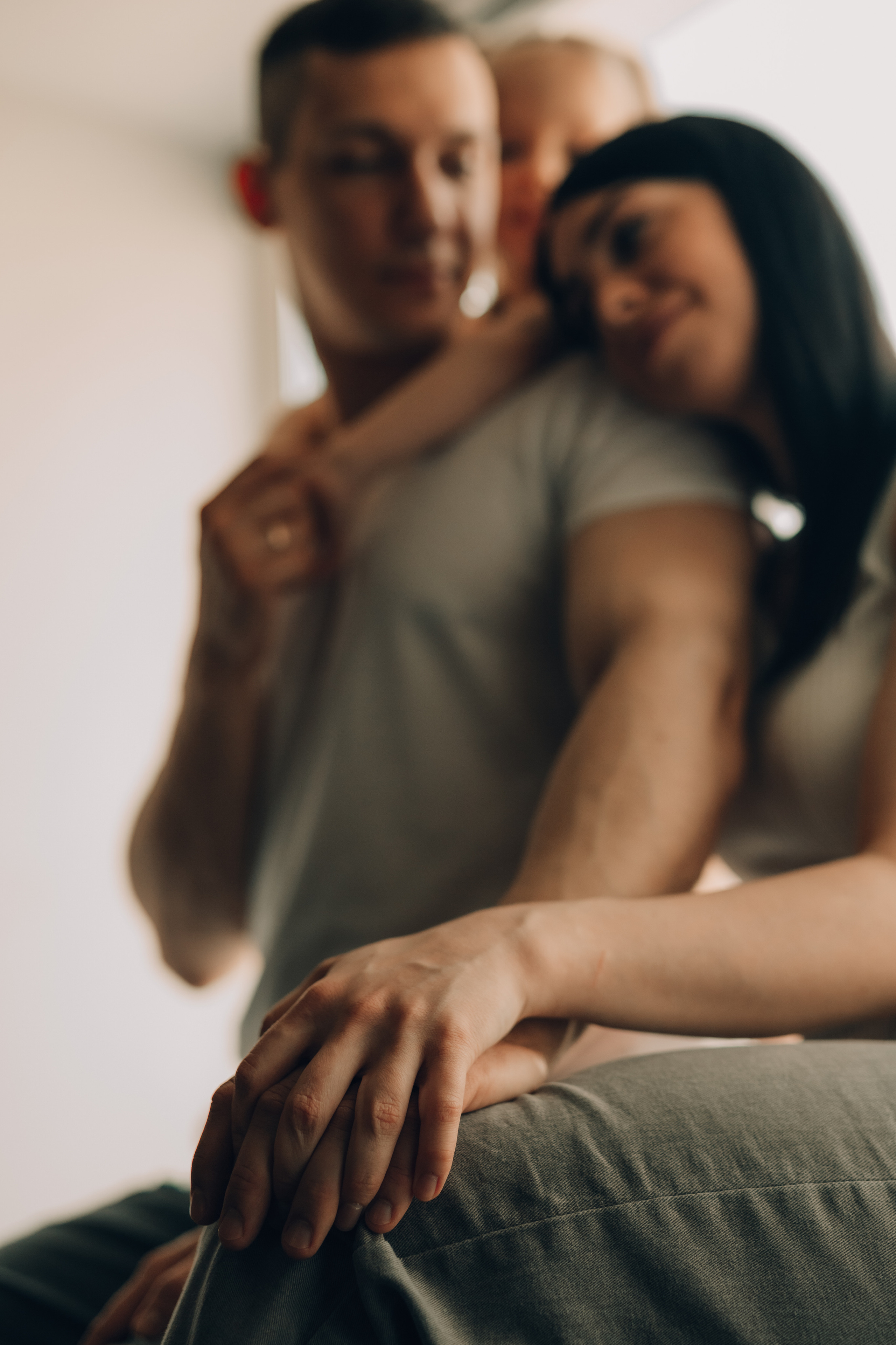 Петя, Аня и Аришка. Домашняя фотосессия. Семейный фотограф в Казани Рузалина Гафурова