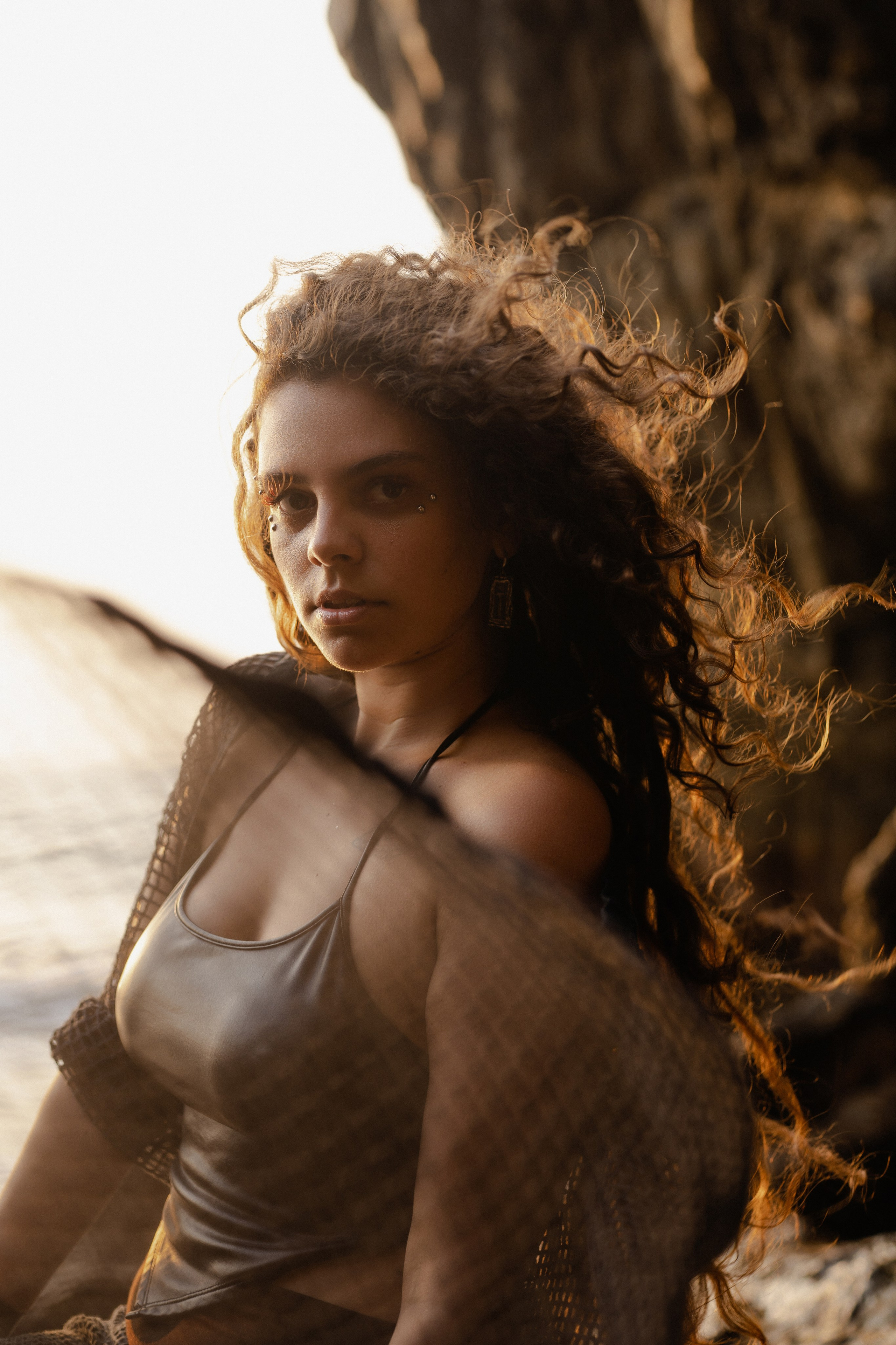 Ксения и море. Фотограф Аля Овчарова