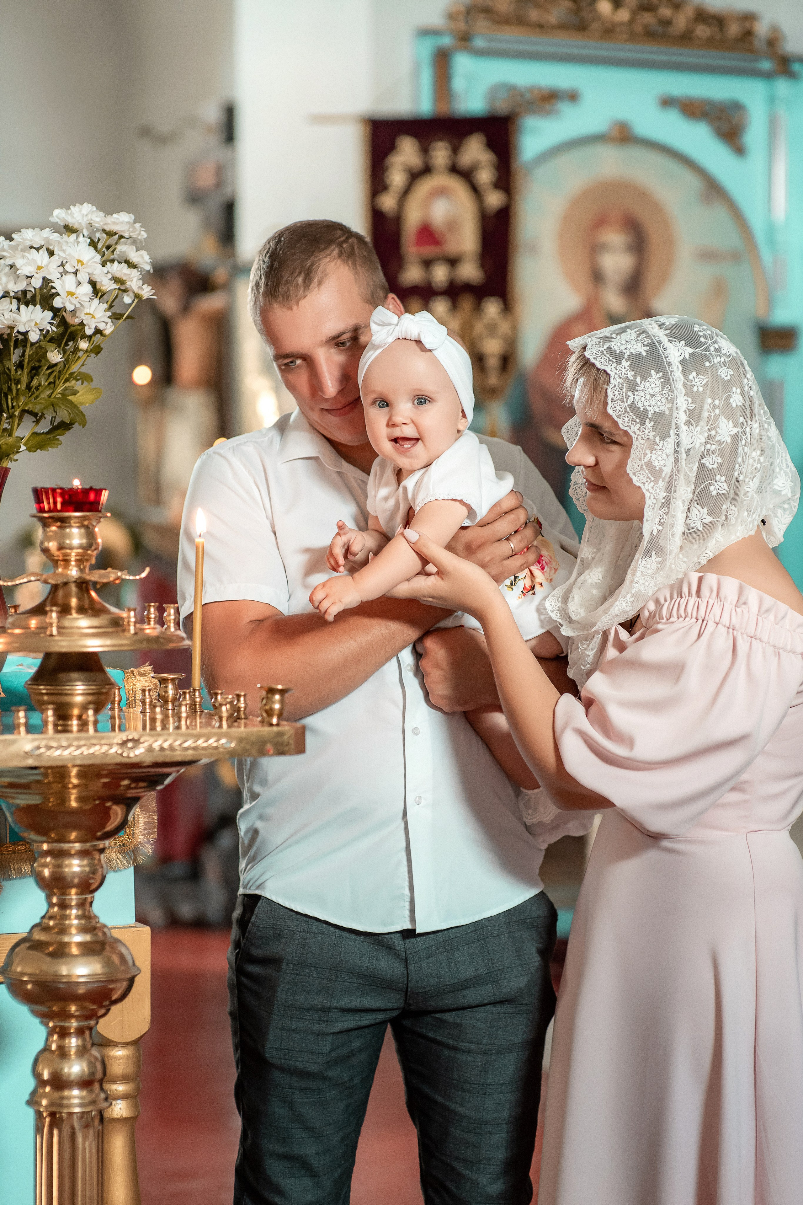 Крещение Лиза. Семейный и детский фотограф Наталья Горда