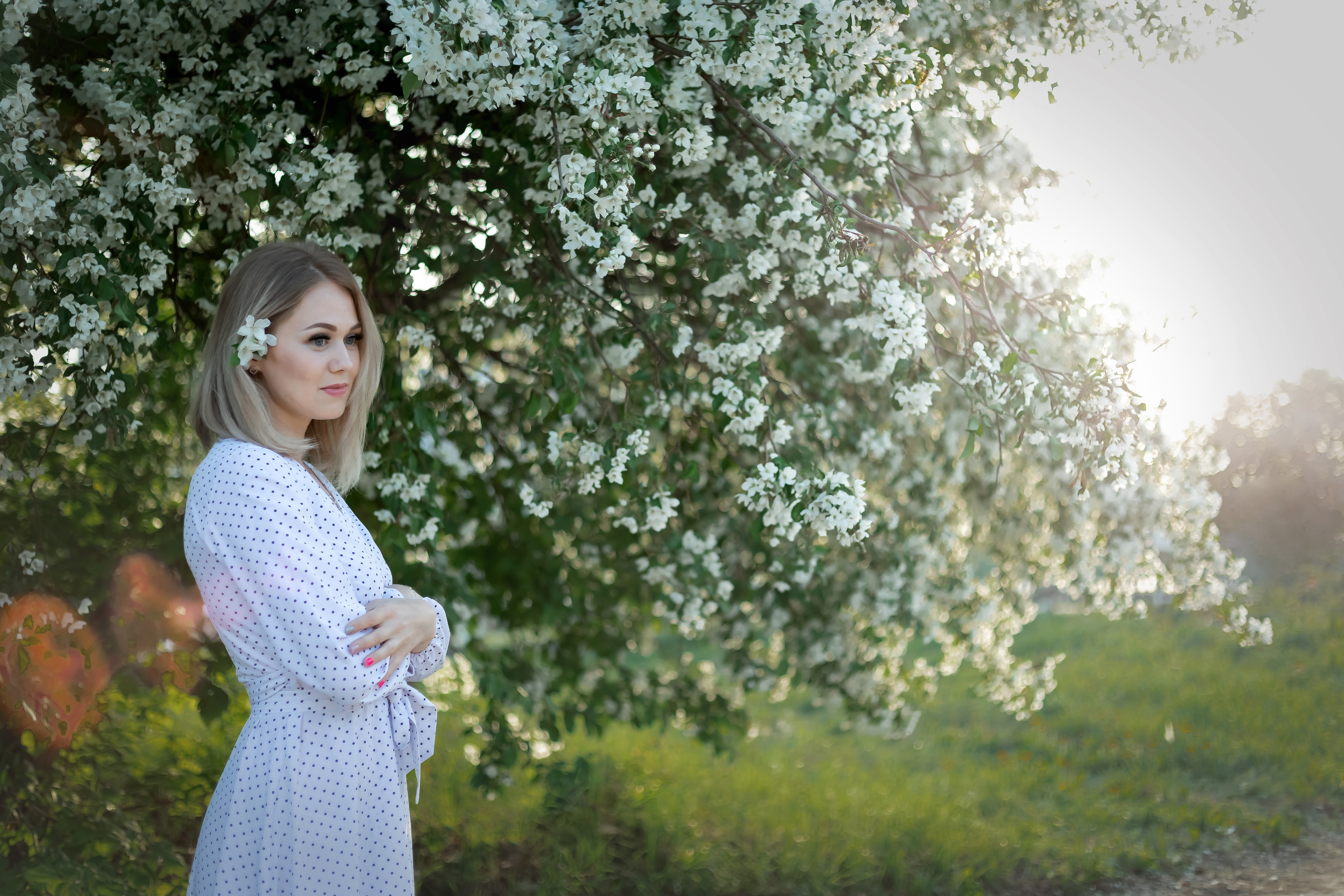 Яблони в цвету. Семейный и детский фотограф в Перми Юдинцева Юлия