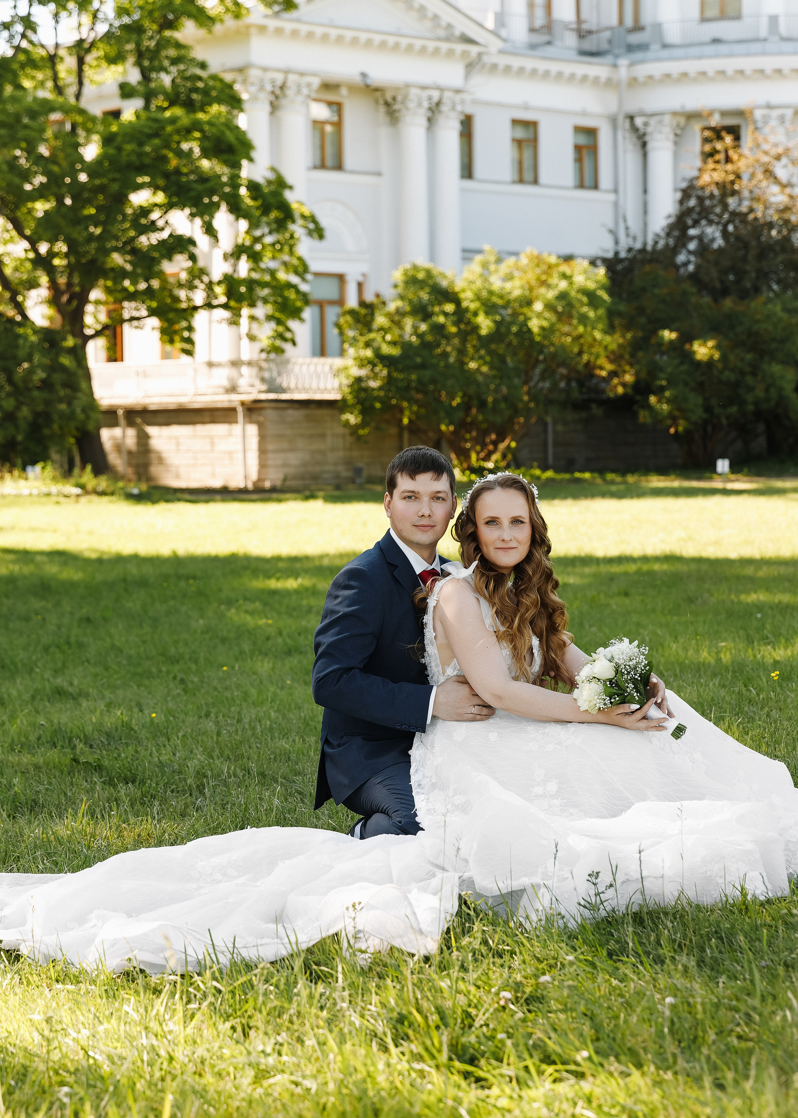 Наташа и Коля. Свадебная фотосессия на Елагином острове. Свадебный и портретный фотограф в Санкт-Петербурге Анна Демьянова