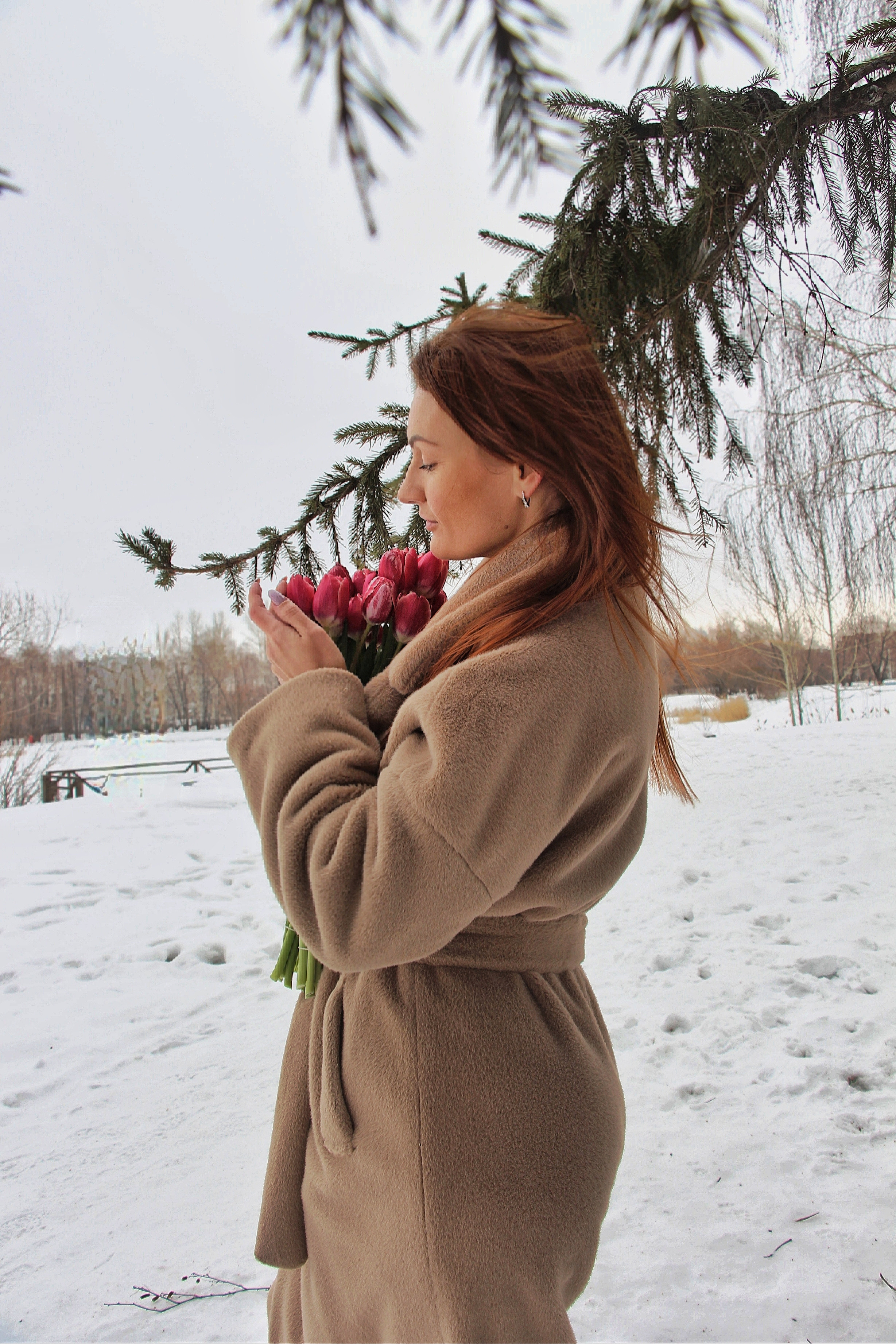 Обоятельная Виктория с букетом тюльпанов…. Творческая, семейная Фотосъемка ДоброДарова Елена Омск