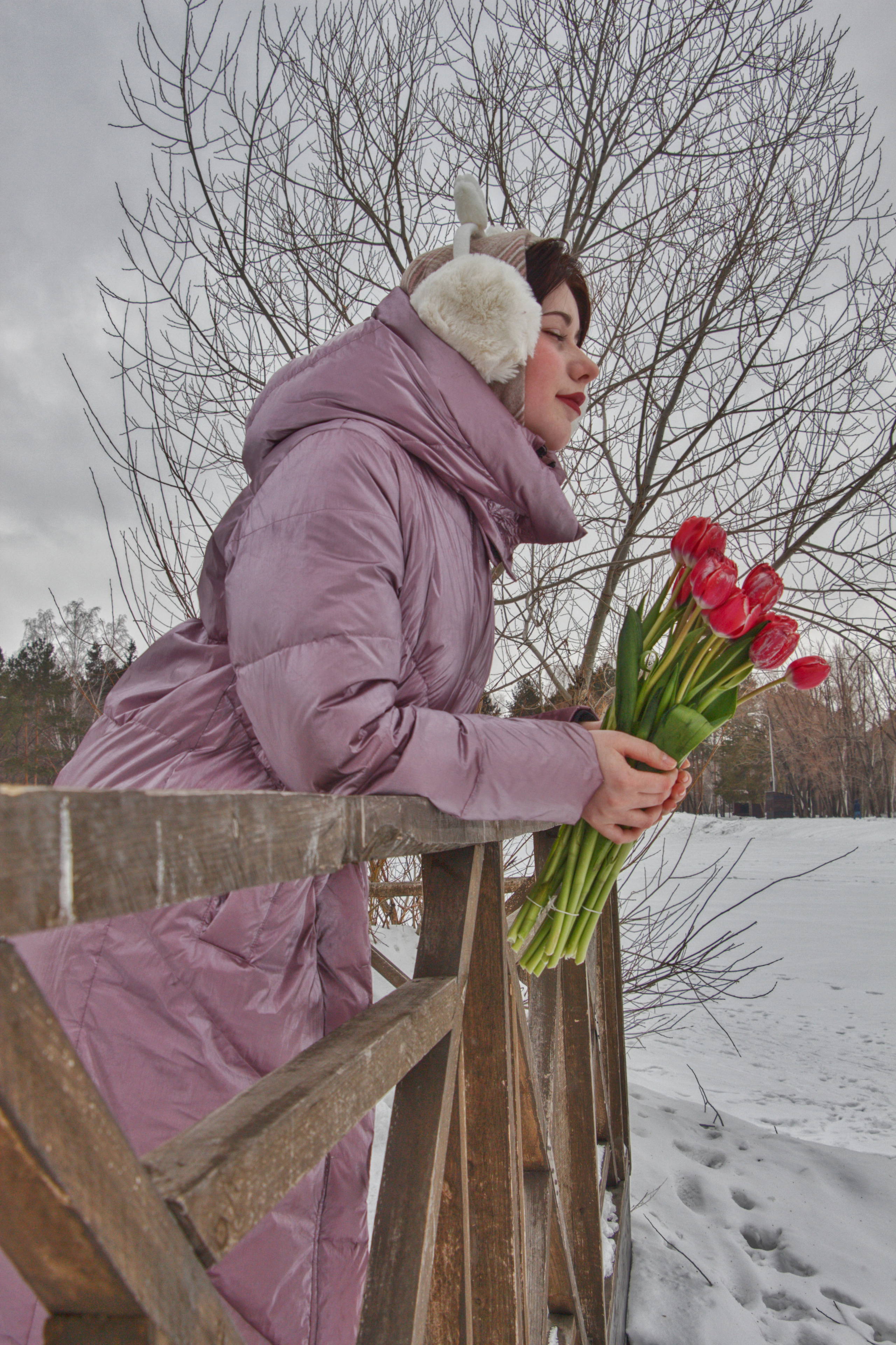 Нежная Маша с тюльпанами…. Творческая, семейная Фотосъемка ДоброДарова Елена Омск