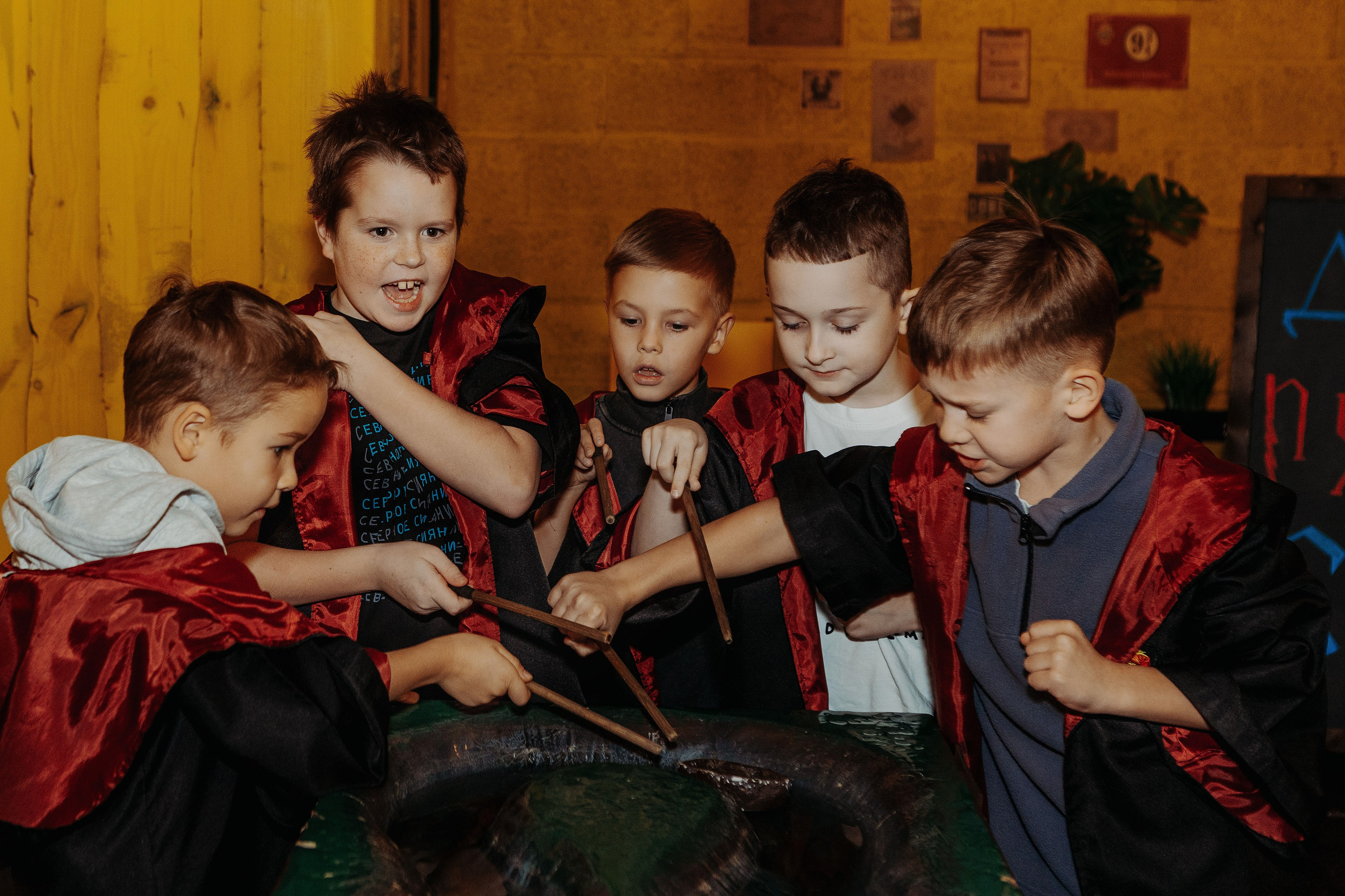 День рождения в стиле Гарри Поттера. Фотограф в Красноярске по выгодной цене