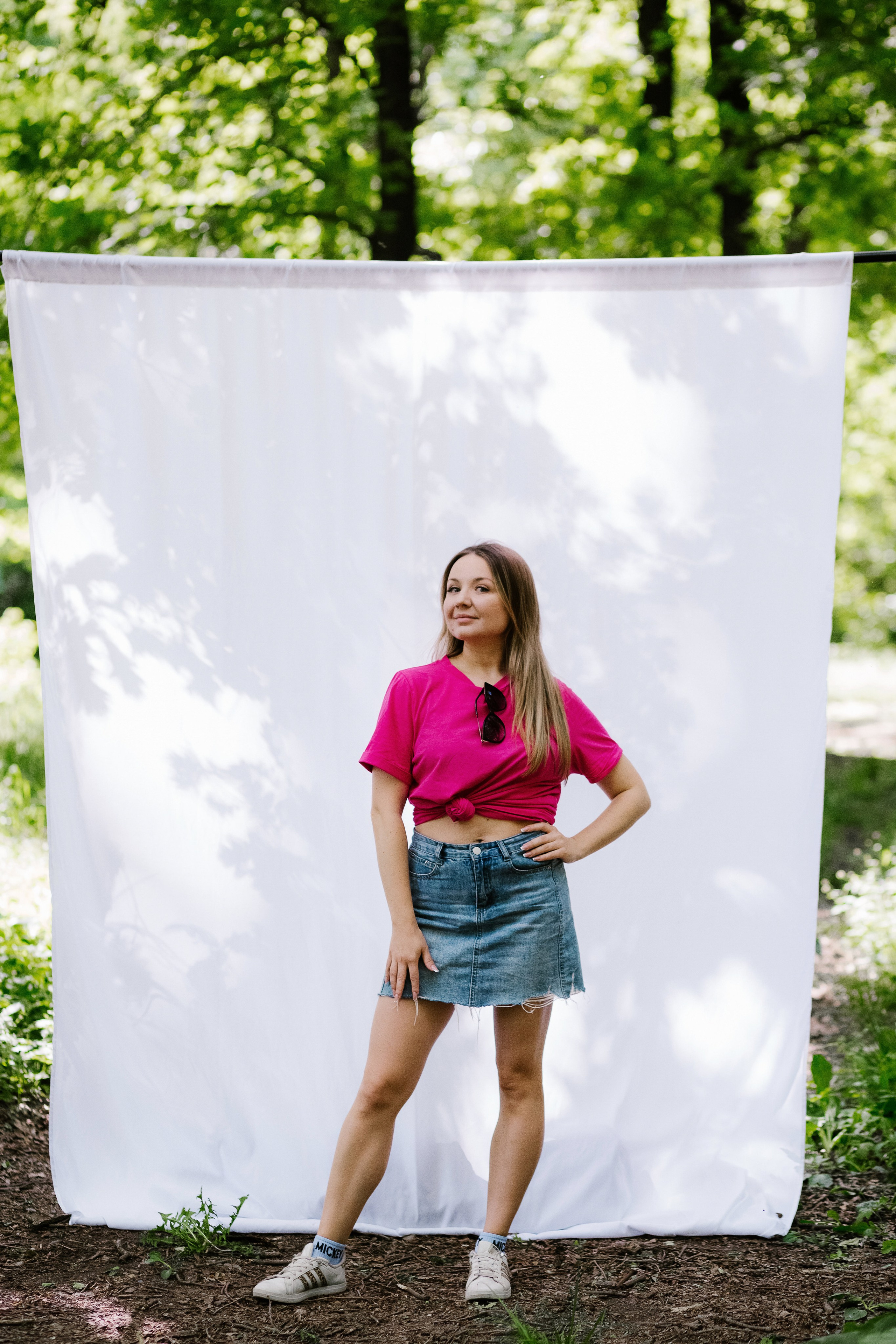 Ощущение леса в городе! Портреты на Белом Фоне в Дубках Таганрога. Свадебный и семейный фотограф в Таганроге Бакарюк Антон