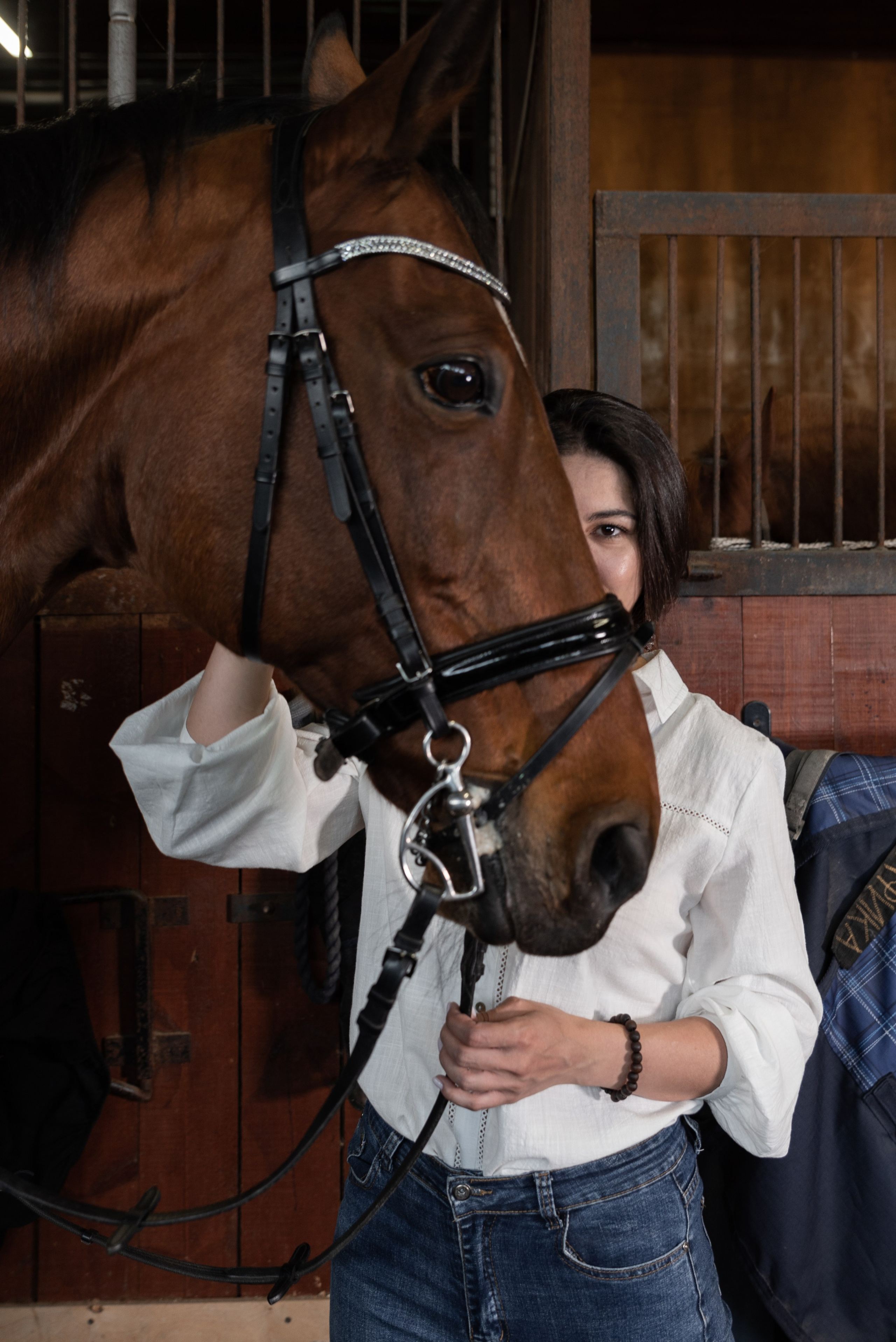 Кристина и конь Неон. Фотограф в Санкт-Петербурге Виктор Кудряшов