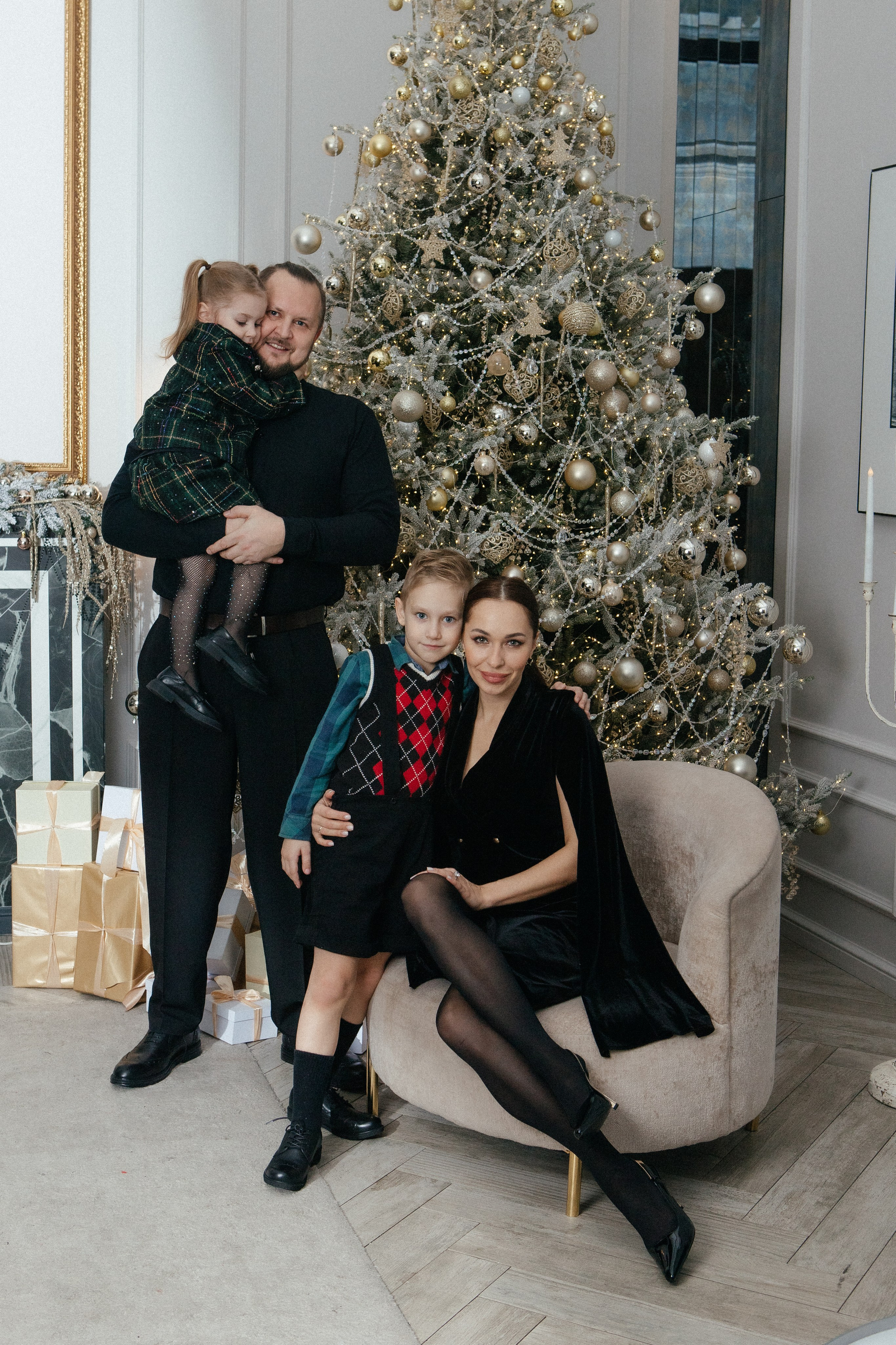 Новогодняя семейная фотосессия. Фотограф в Москве Серегина Екатерина