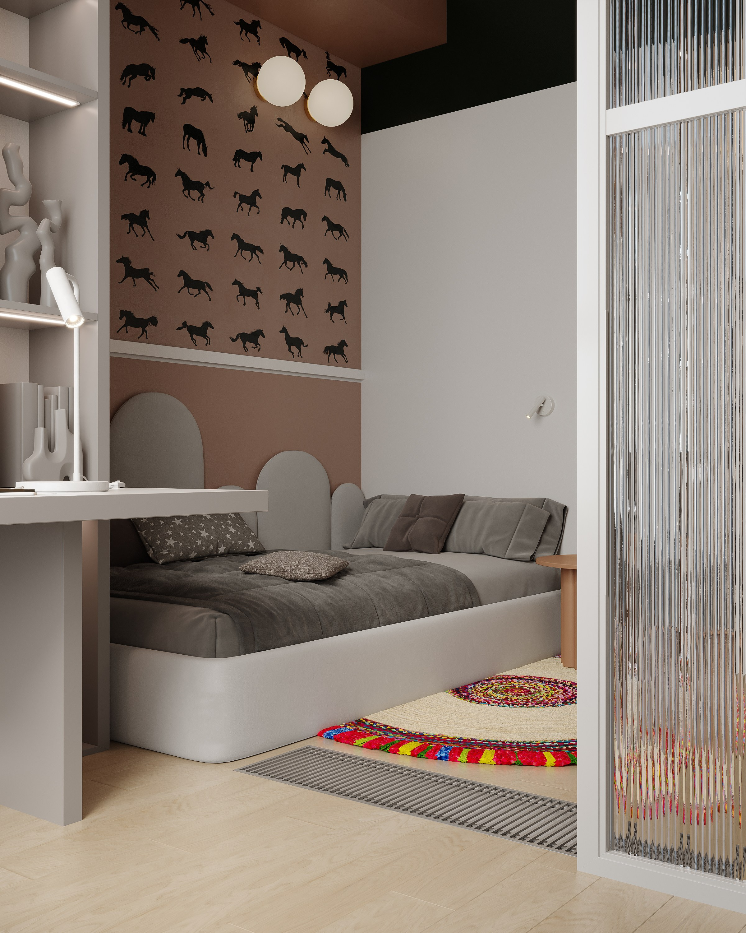 Квартира для LSD Bureau. 3D визуализация интерьера и архитектурной среды