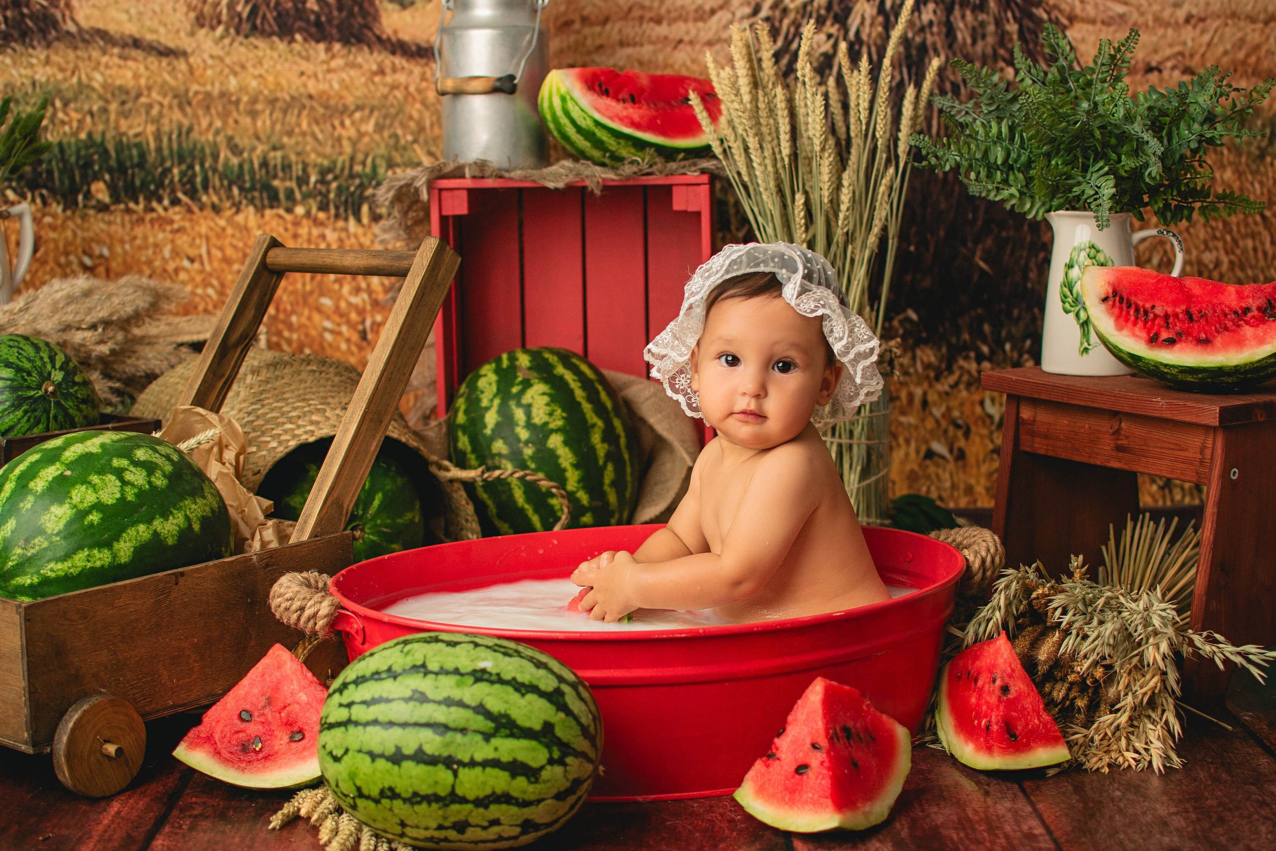 Арбузный 2024. Фотограф новорождённых в Санкт-Петербурге Наталья Булгакова