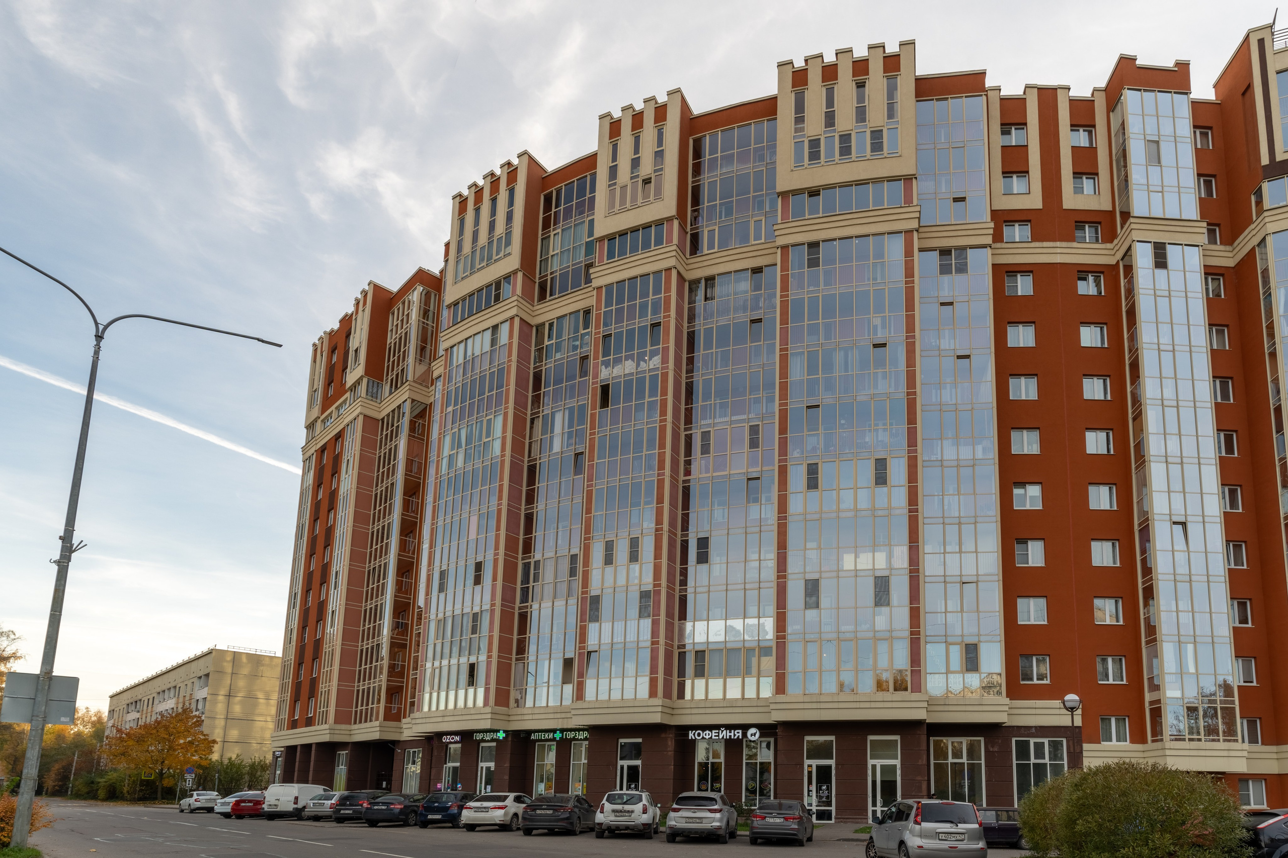 Фасадная съёмка для строительной компании РСТИ (Холдинг Росстройинвест)