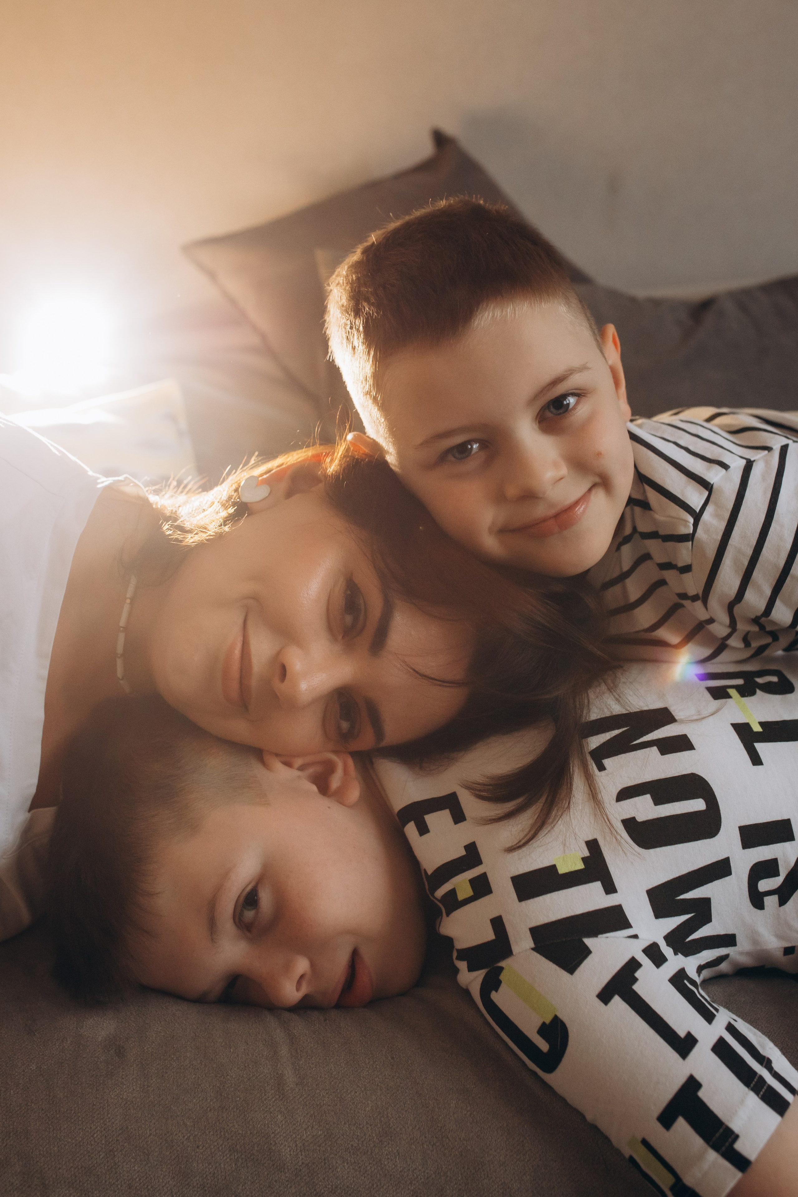 Татьяна, Захар, Миша. Семейный и домашний фотограф в Москве и МО Королева Валерия