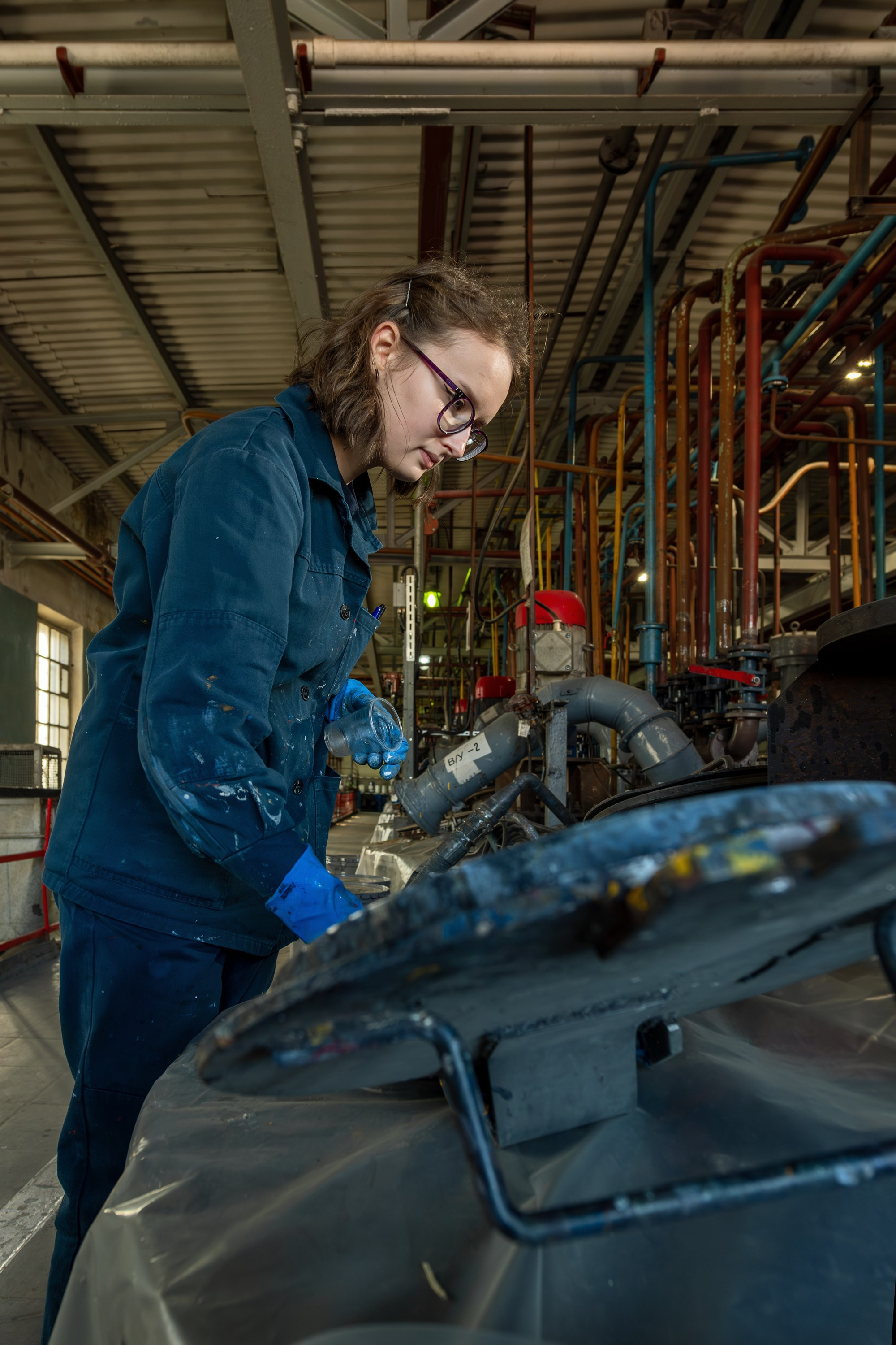 Взятие проб продукции предприятия Русские краски