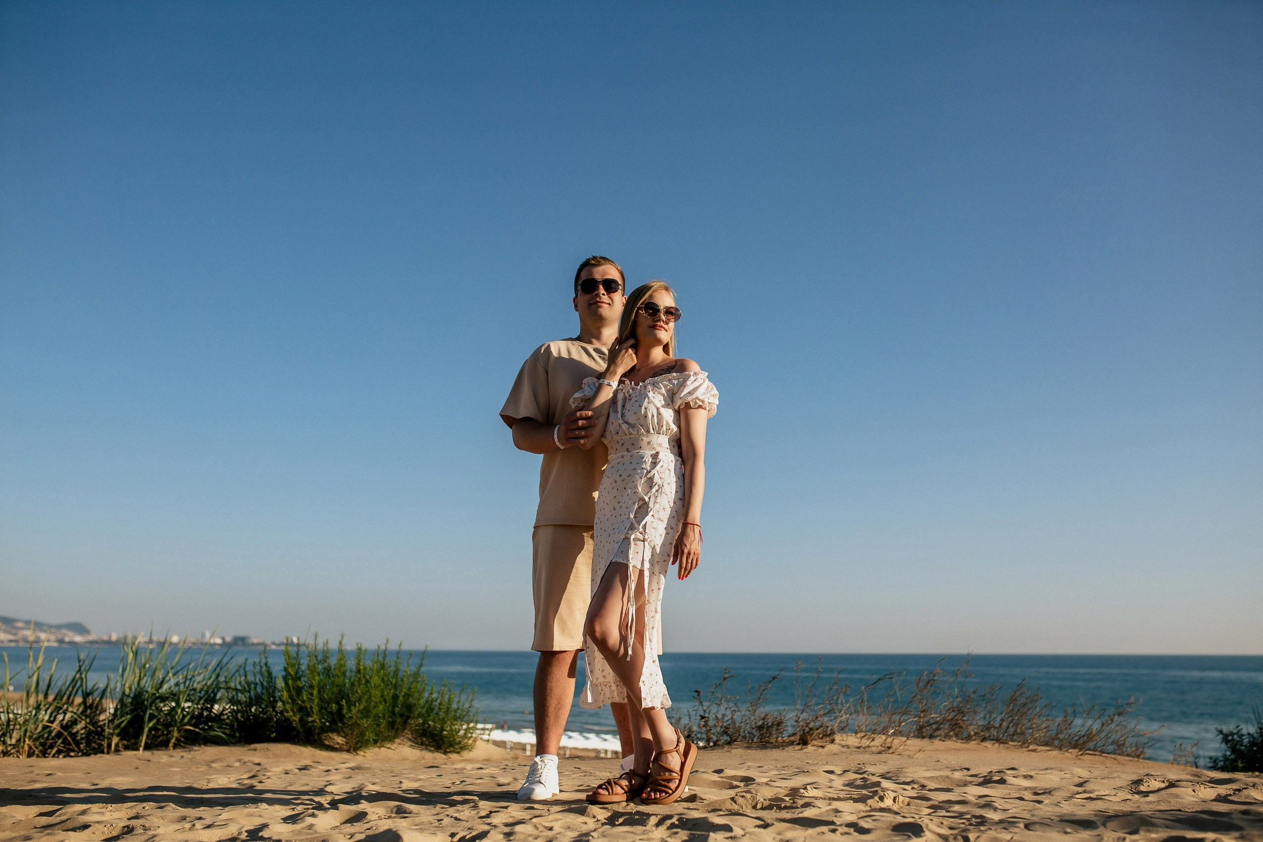 Пара на фотографии лавстори в Анапе