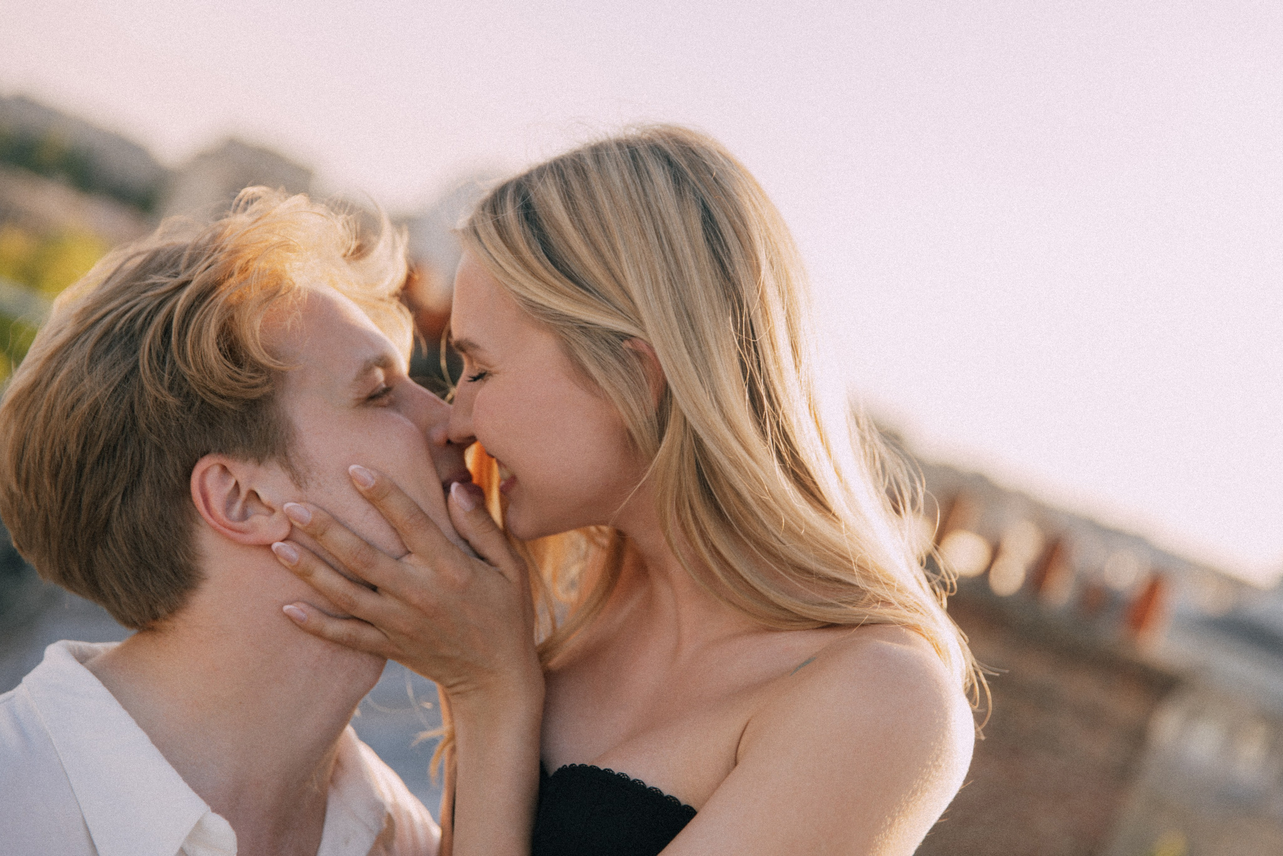On the rooftops of Paris. Photographer in Paris