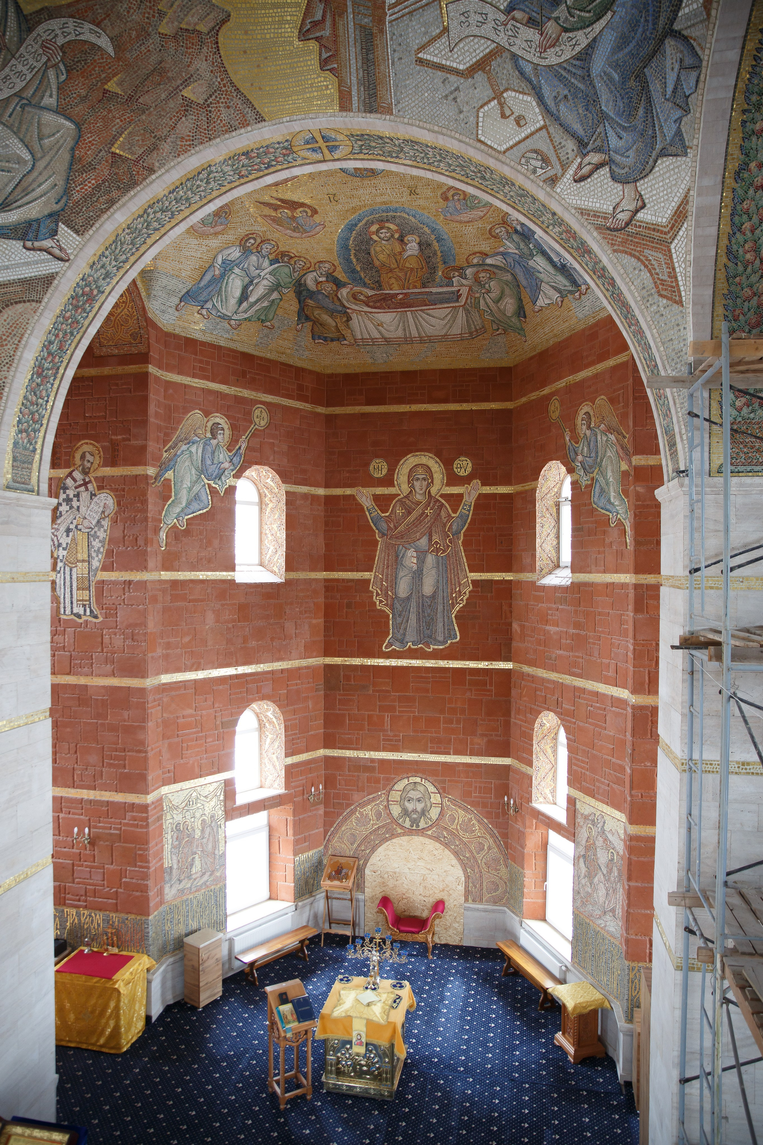 Успенский собор в монастыре Бештау. НИИКОРОВИН- мастерская мозаики и монументального искусства