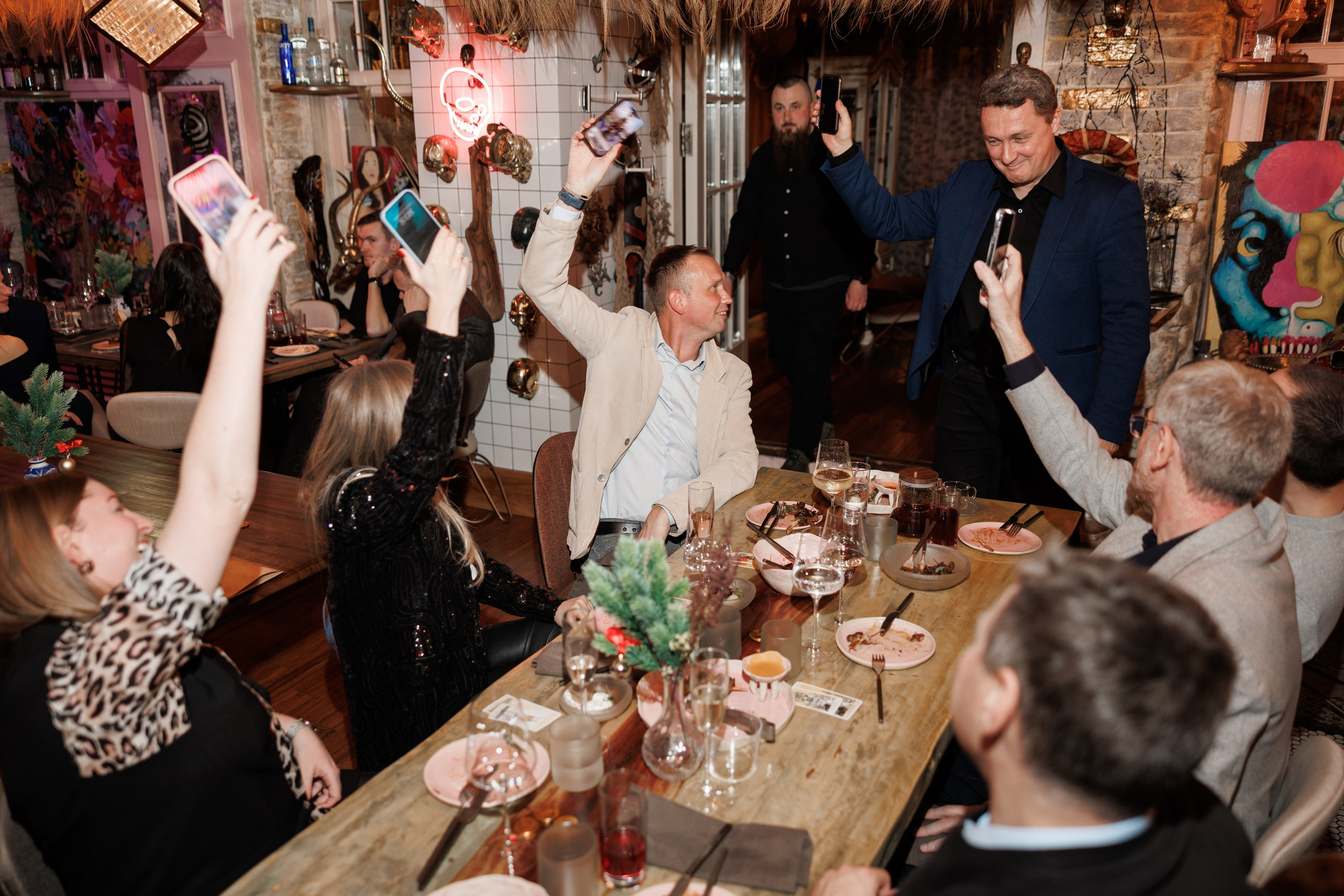 Новогодний корпоратив в Villa Mr Pinky. Фотограф в Санкт-Петербурге — Сергей Петров