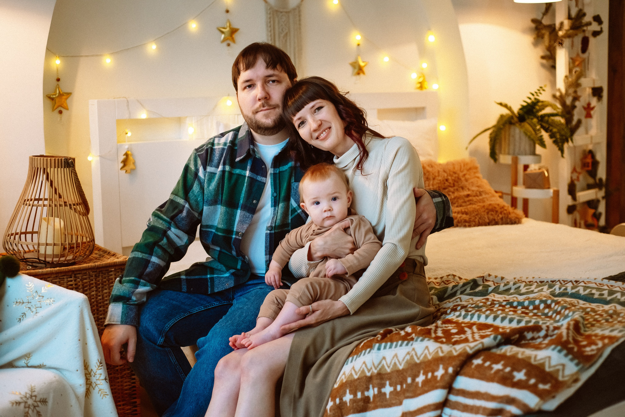 В канун нового года Алена+Андрей+Артем