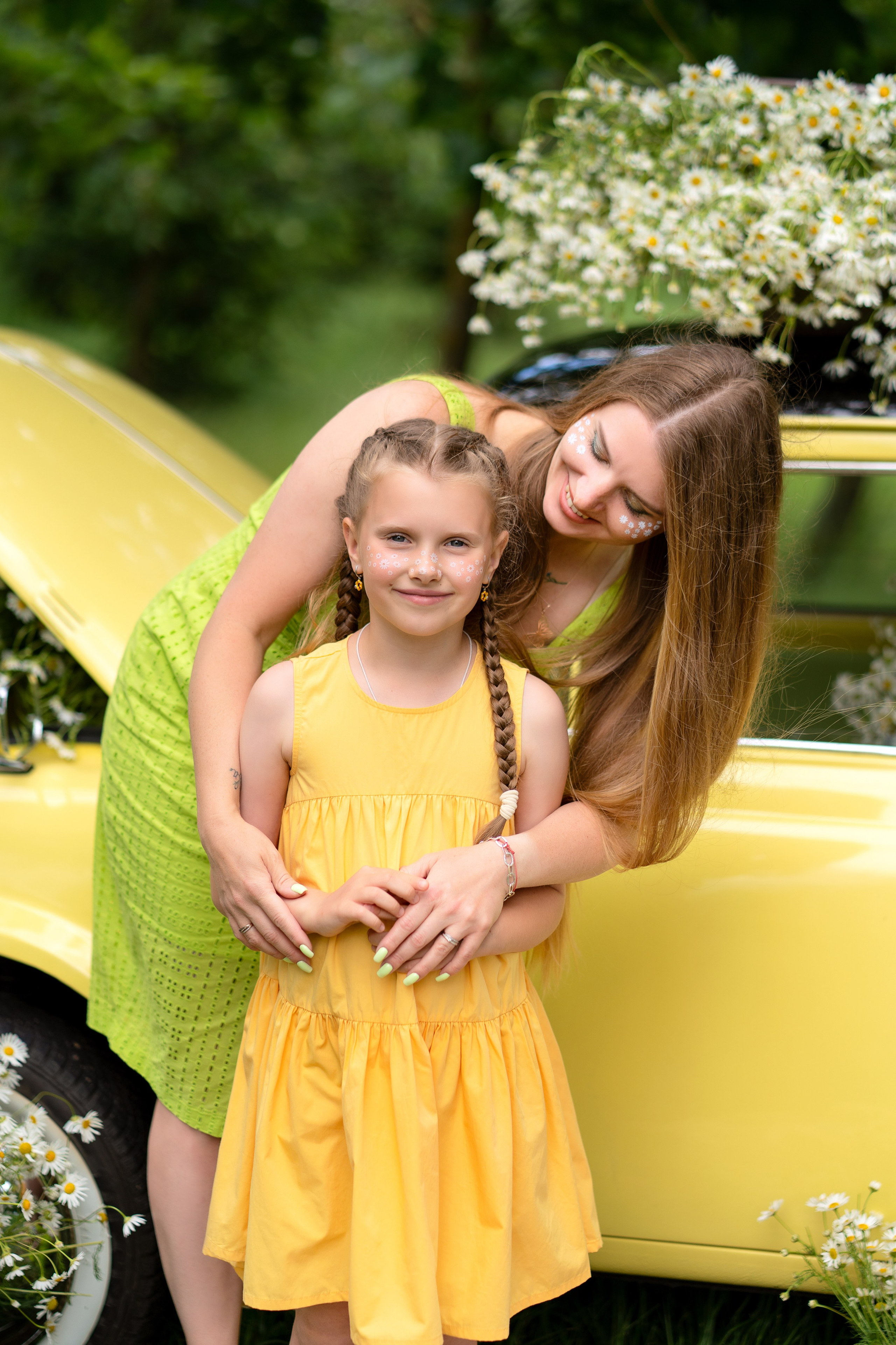 Фотодень Машина с ромашками. Семейный и свадебный фотограф Минск, Беларусь Анна Орловская