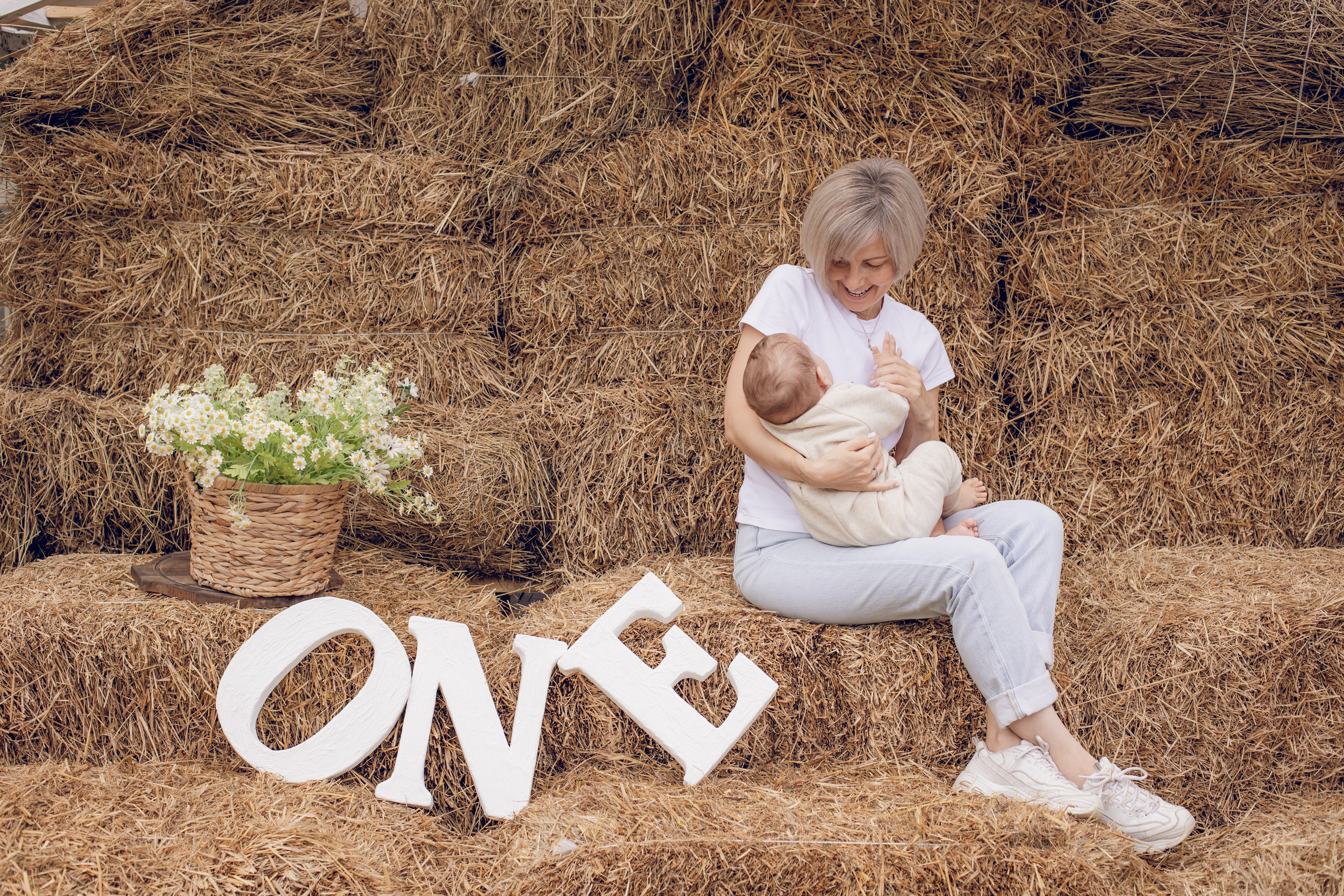 Годик стандарт. Newborn Фотограф в Твери