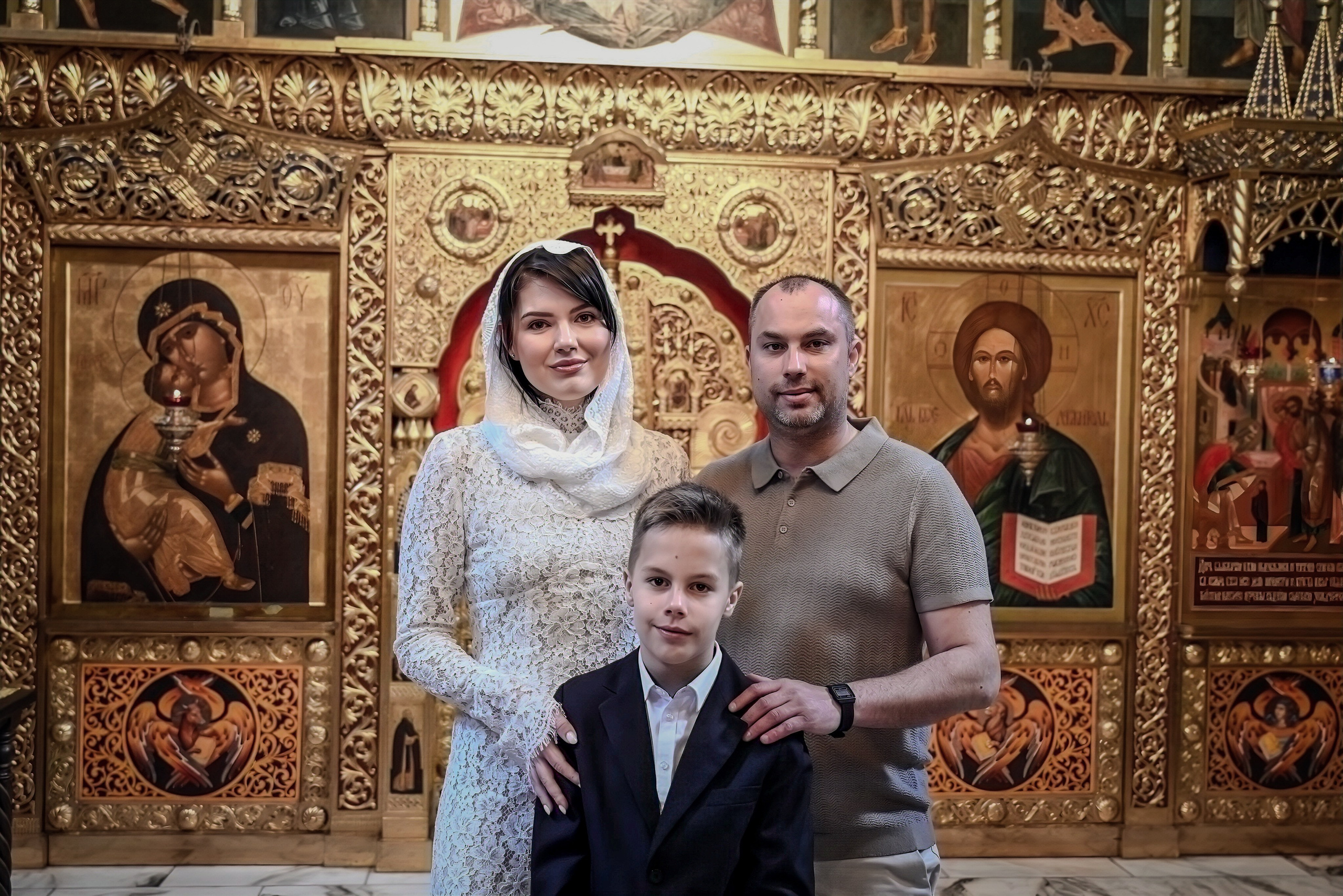 Крещение Арбат мама Ксения. Семейный и детский фотограф Москва