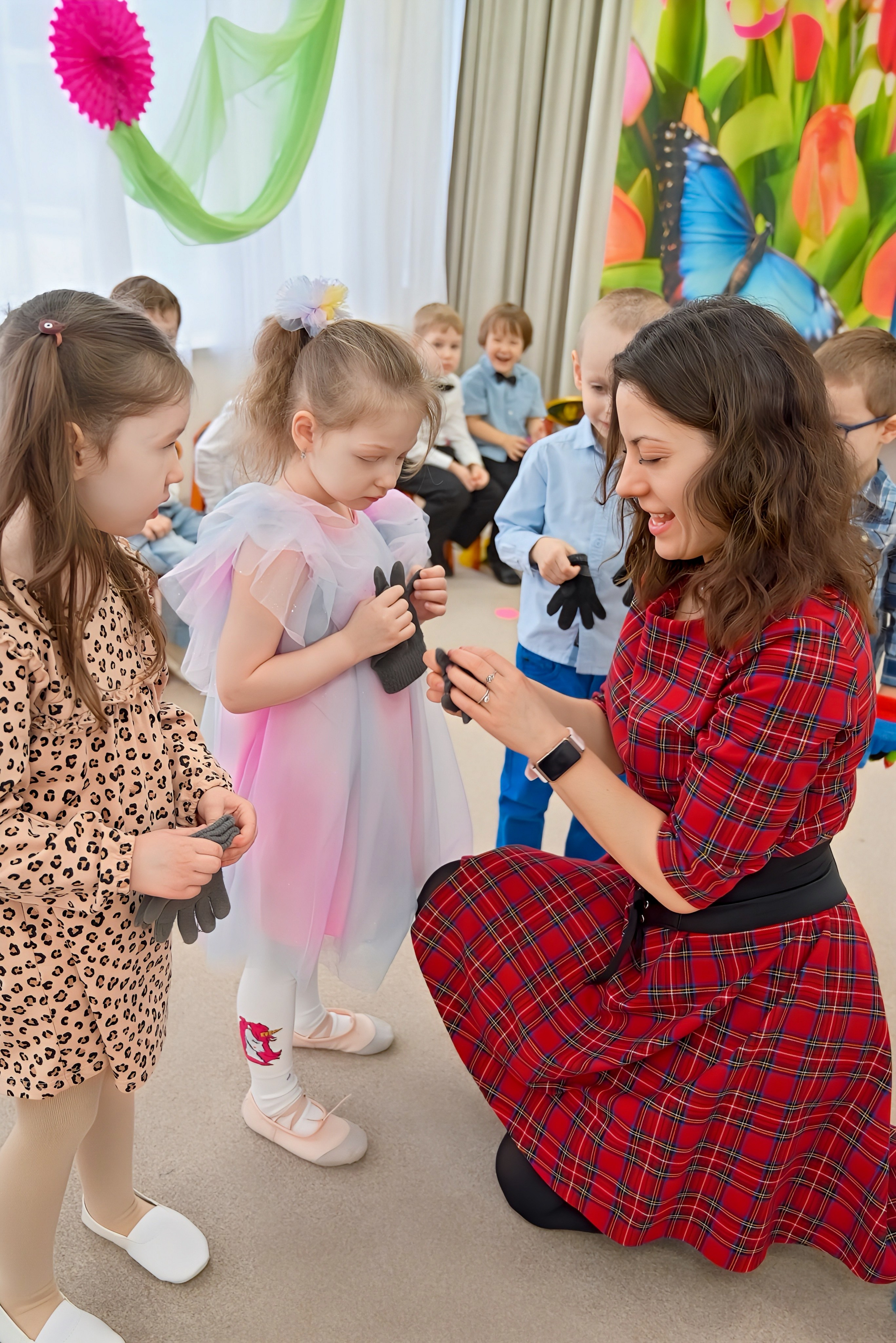 Праздник в группе «Дружная семейка». Семейный и детский фотограф Москва