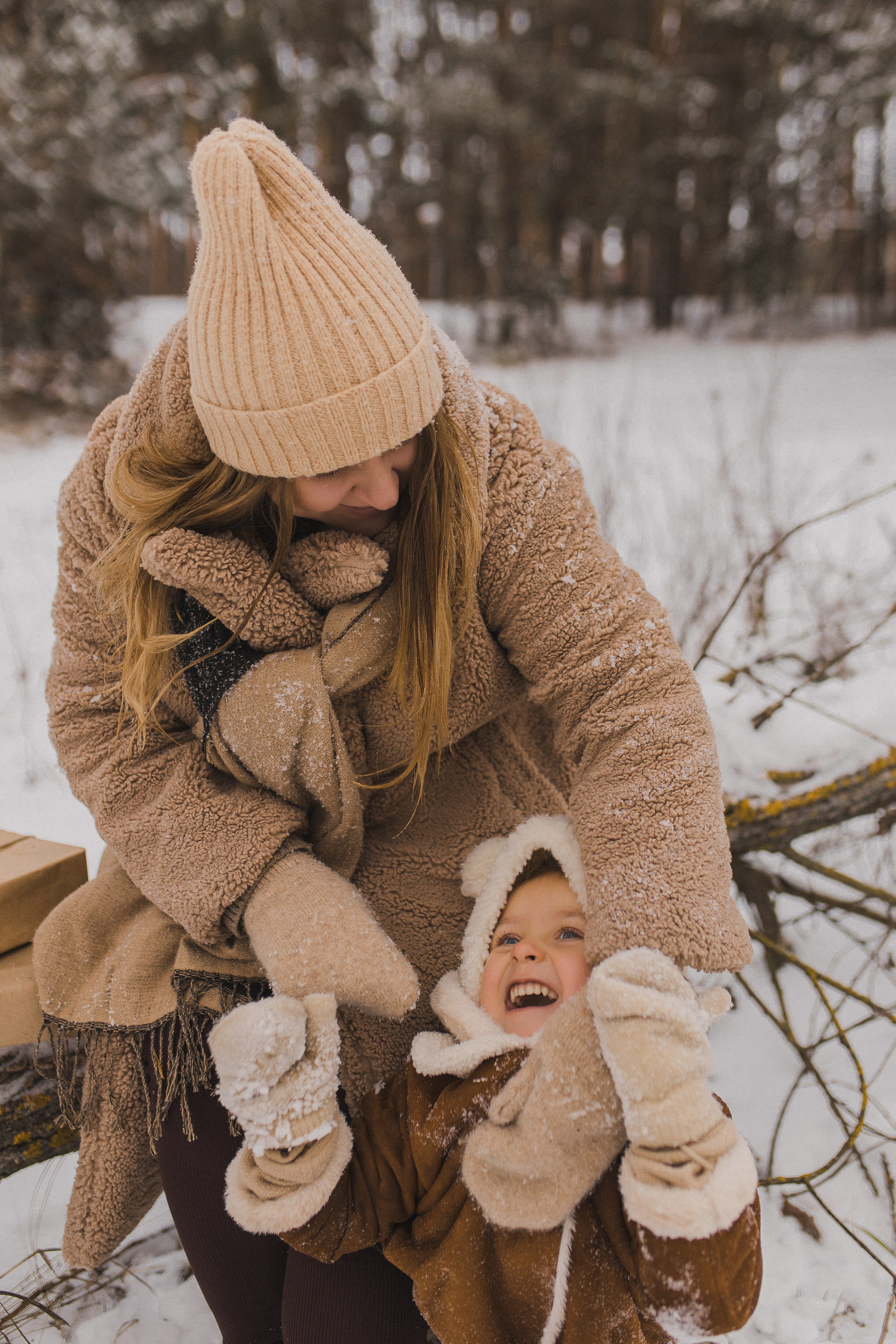 Зимние Даша и Кирюшка. Свадебный и семейный фотограф в Белгороде Евгения Курочкина