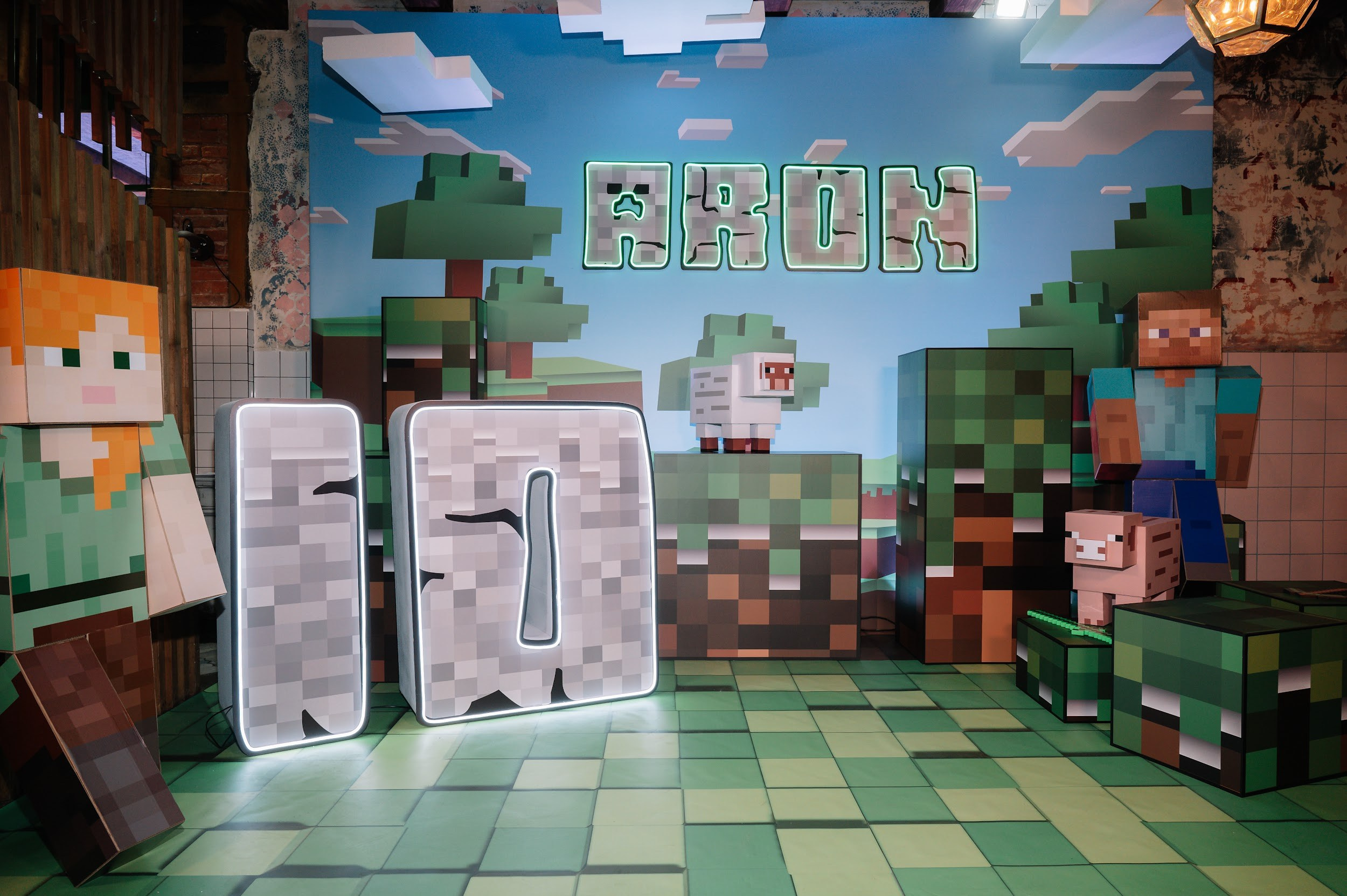«MINECRAFT» День рождения 10 лет. Агентство 2А_agency