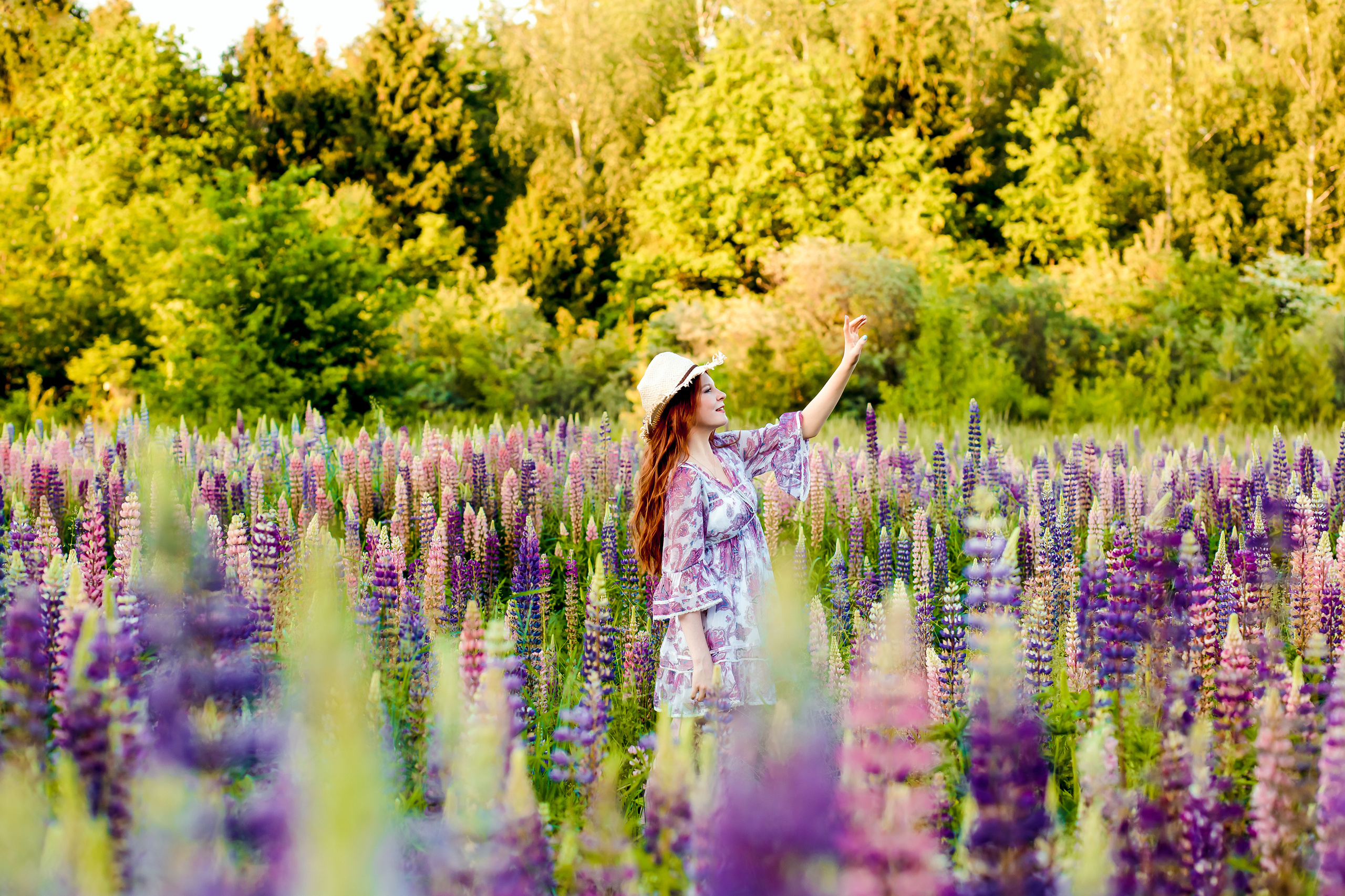 Люпиновое море :). Семейный и свадебный фотограф в Воронеже Майя Добровольская