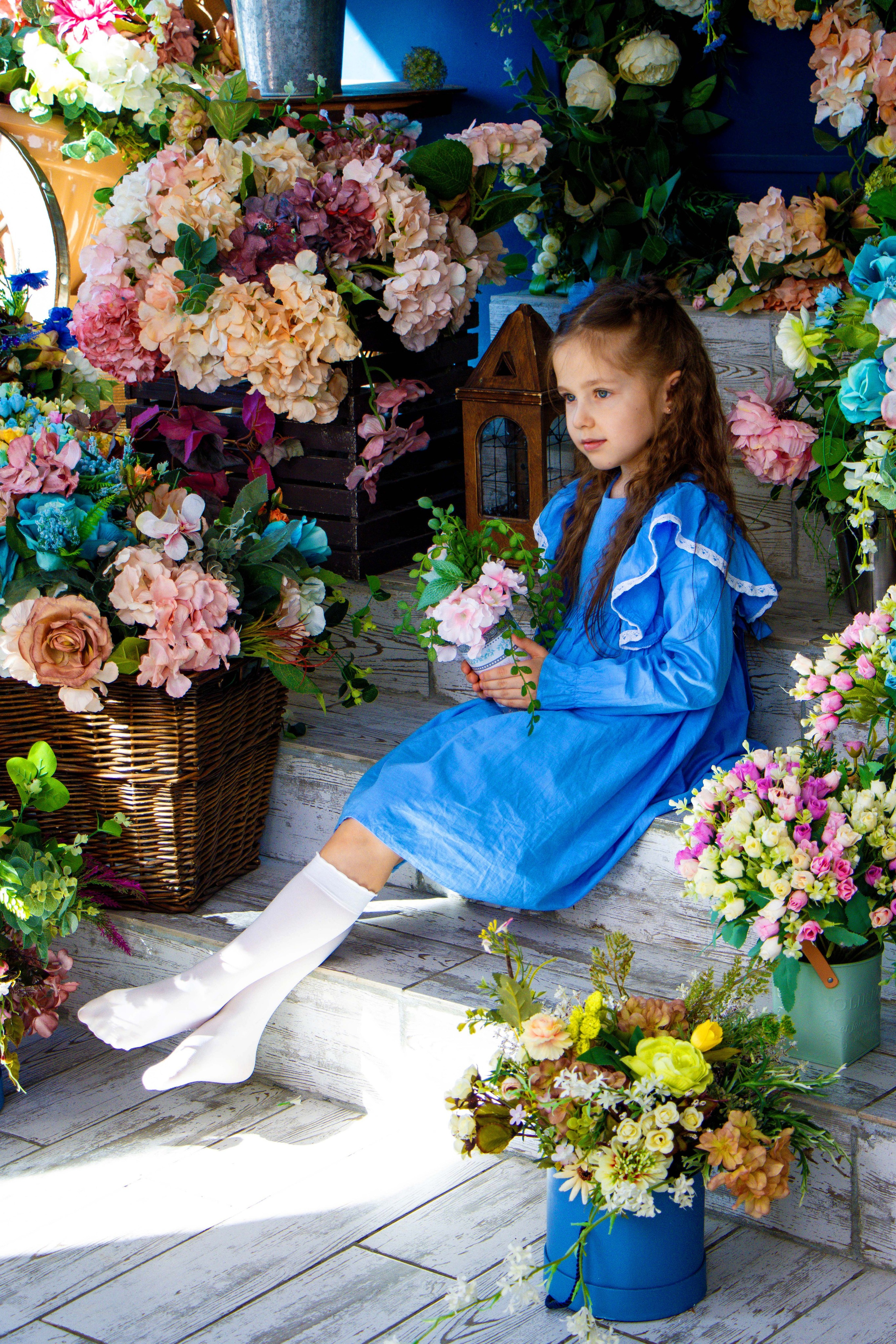 Девчонка в цветах. Фотограф Татьяна Матрос