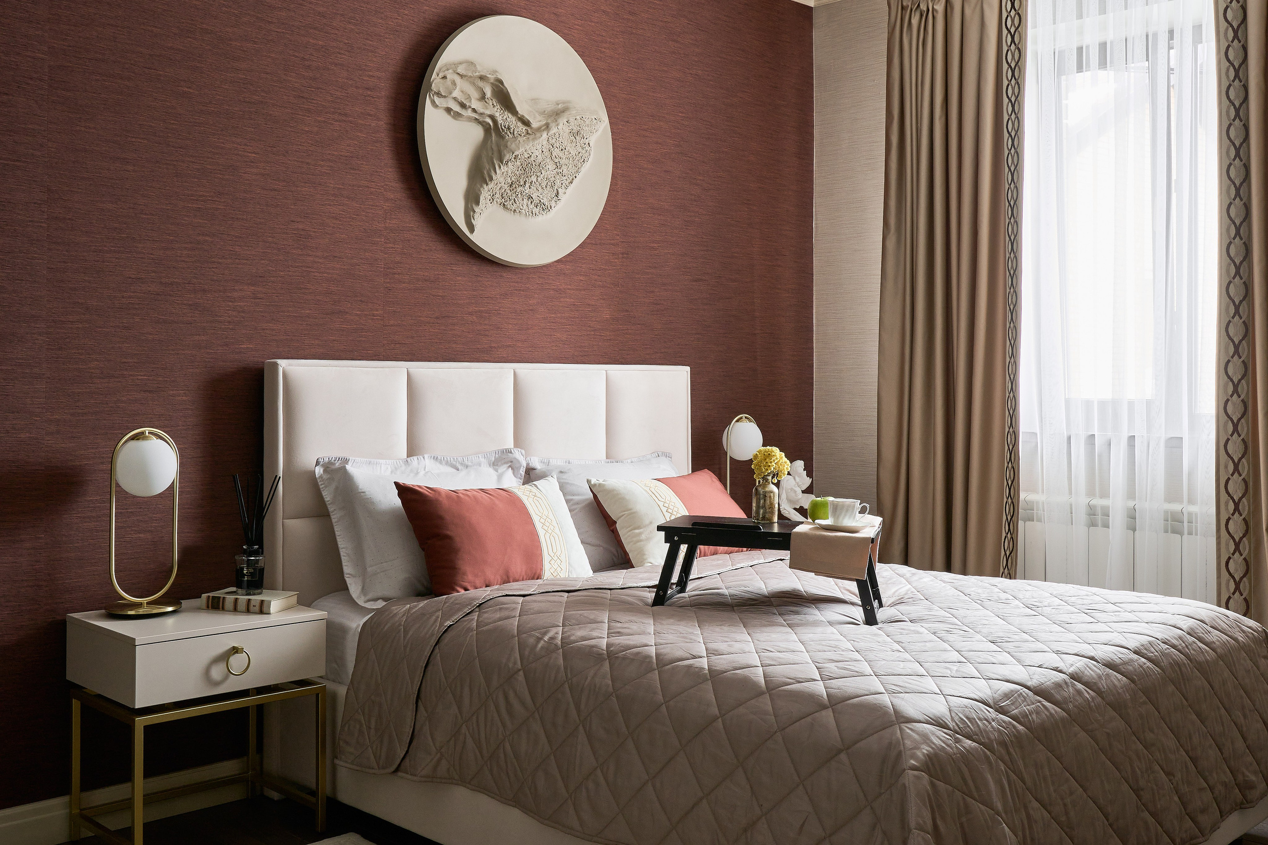 Спальня из проекта Ирины Кумсковой. Бояршинов Антон Интерьерный фотограф/видеограф Москва