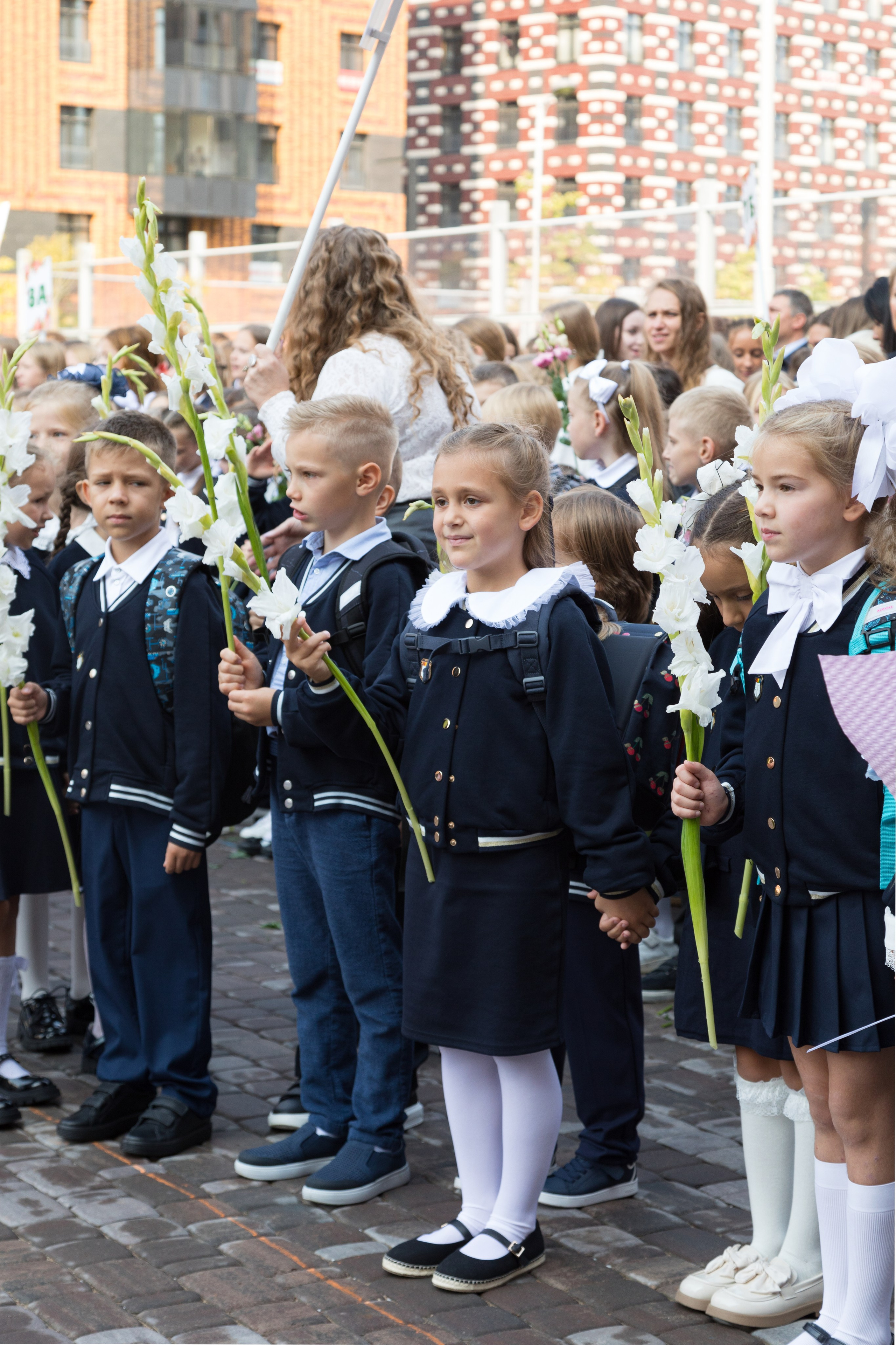 Линейка первоклассников. Детский и контент фотограф Надя Волкова Санкт-Петербург