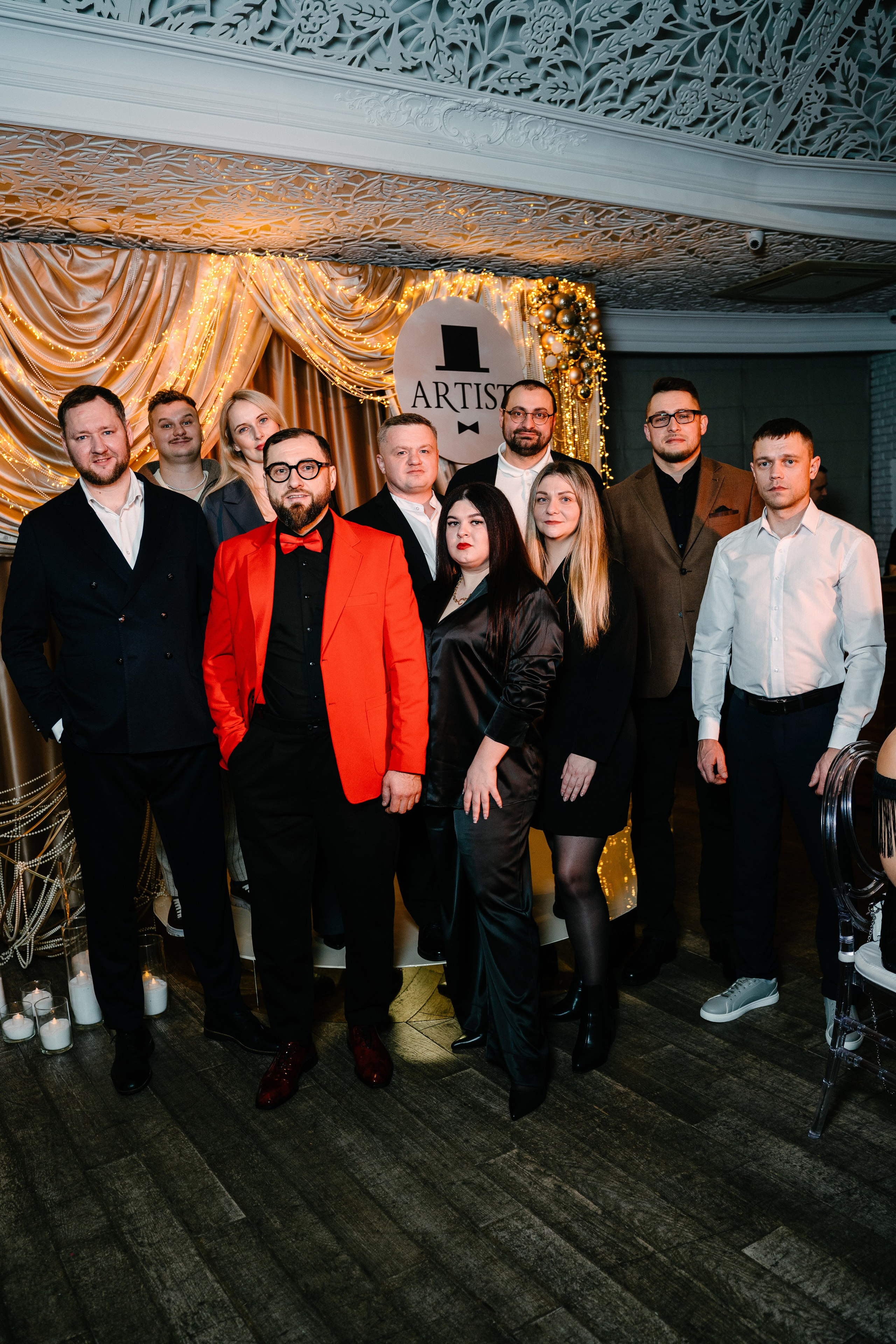 Новогодний вечер в Артисте. Свадебный и семейный фотограф в Воронеже Анастасия Бойко