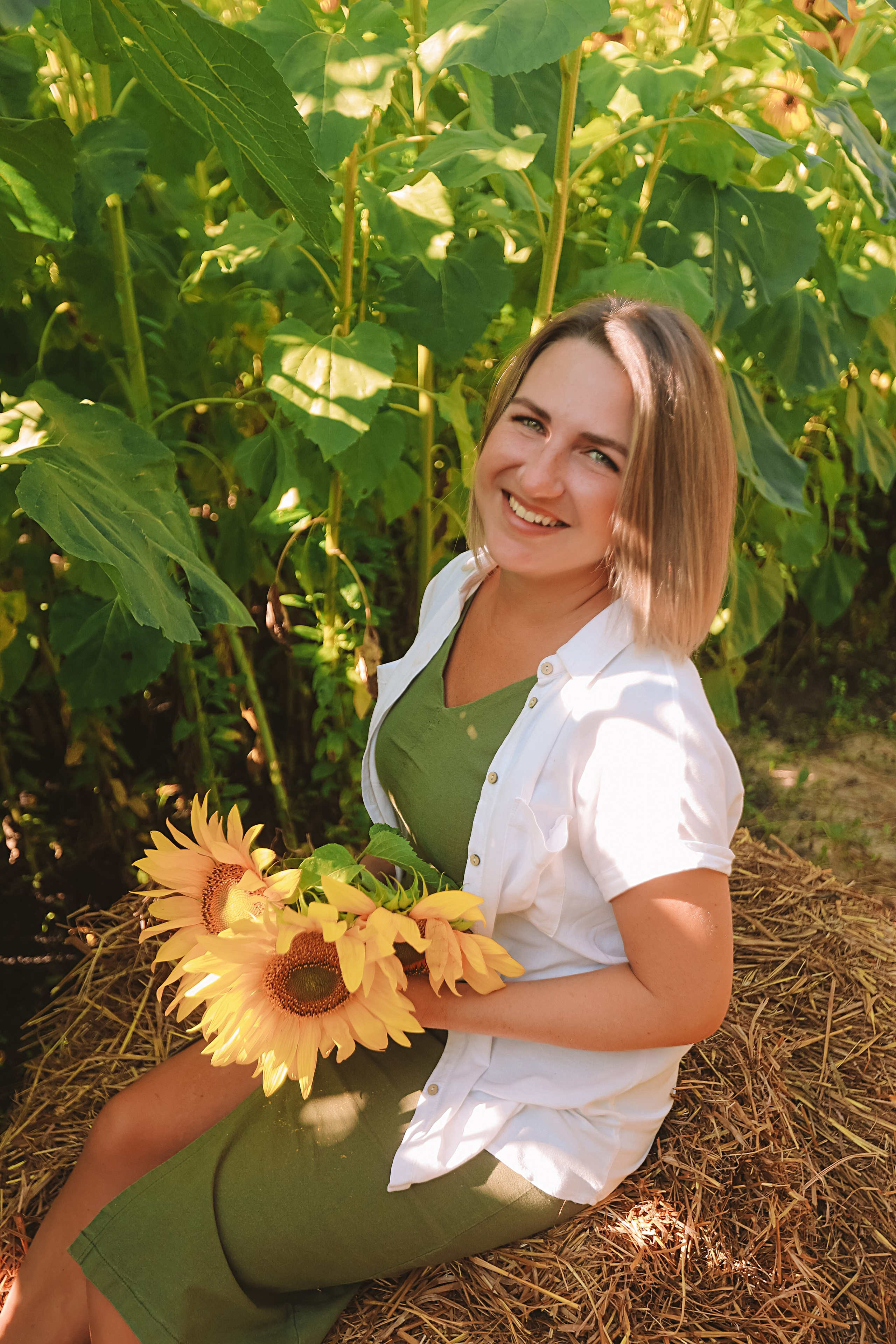 Подсолнухи. Семейный фотограф Тюмень, фотограф на роды Салмина Мария
