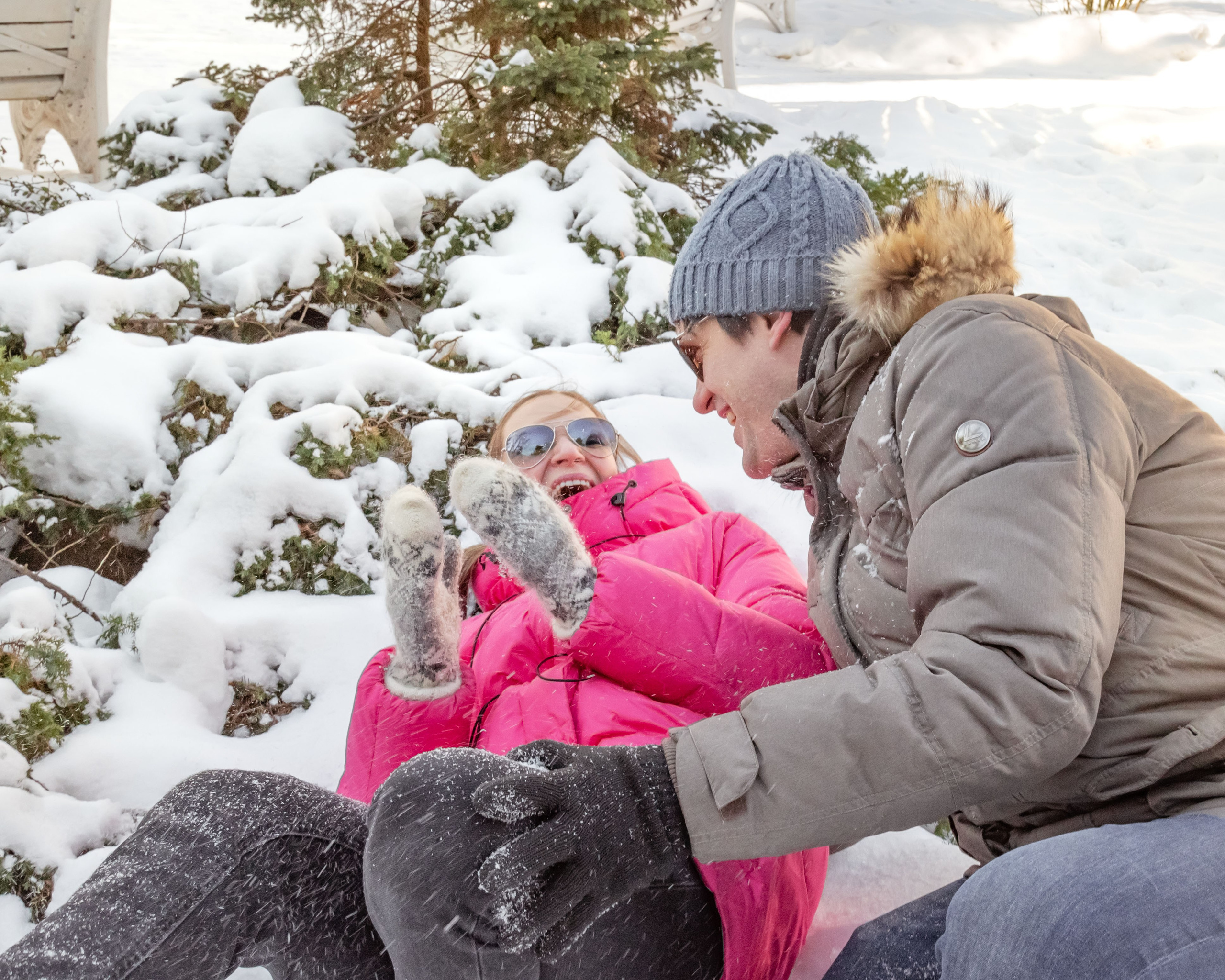 Игры в снегу