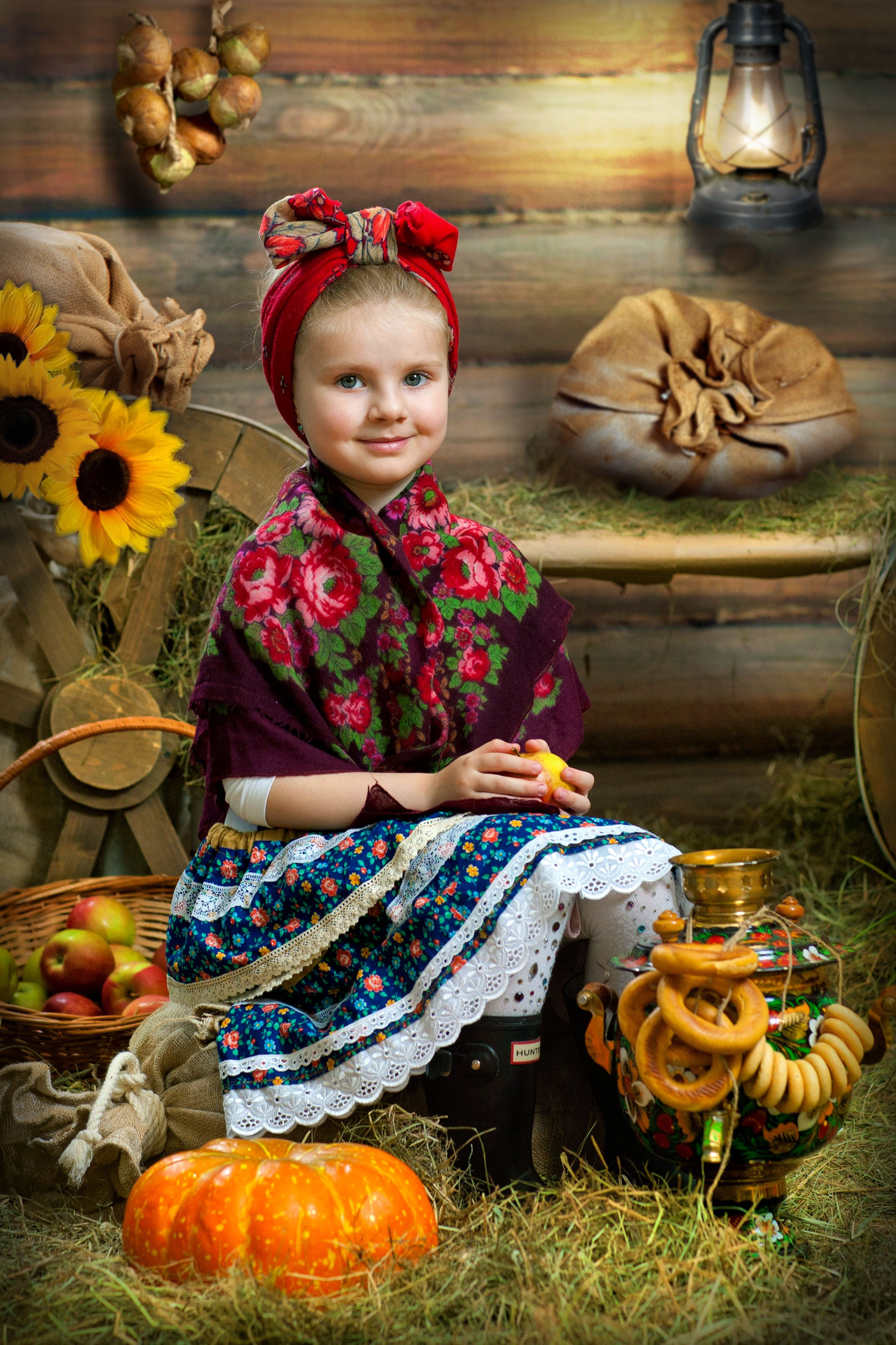 В амбаре. Art photographer Nino