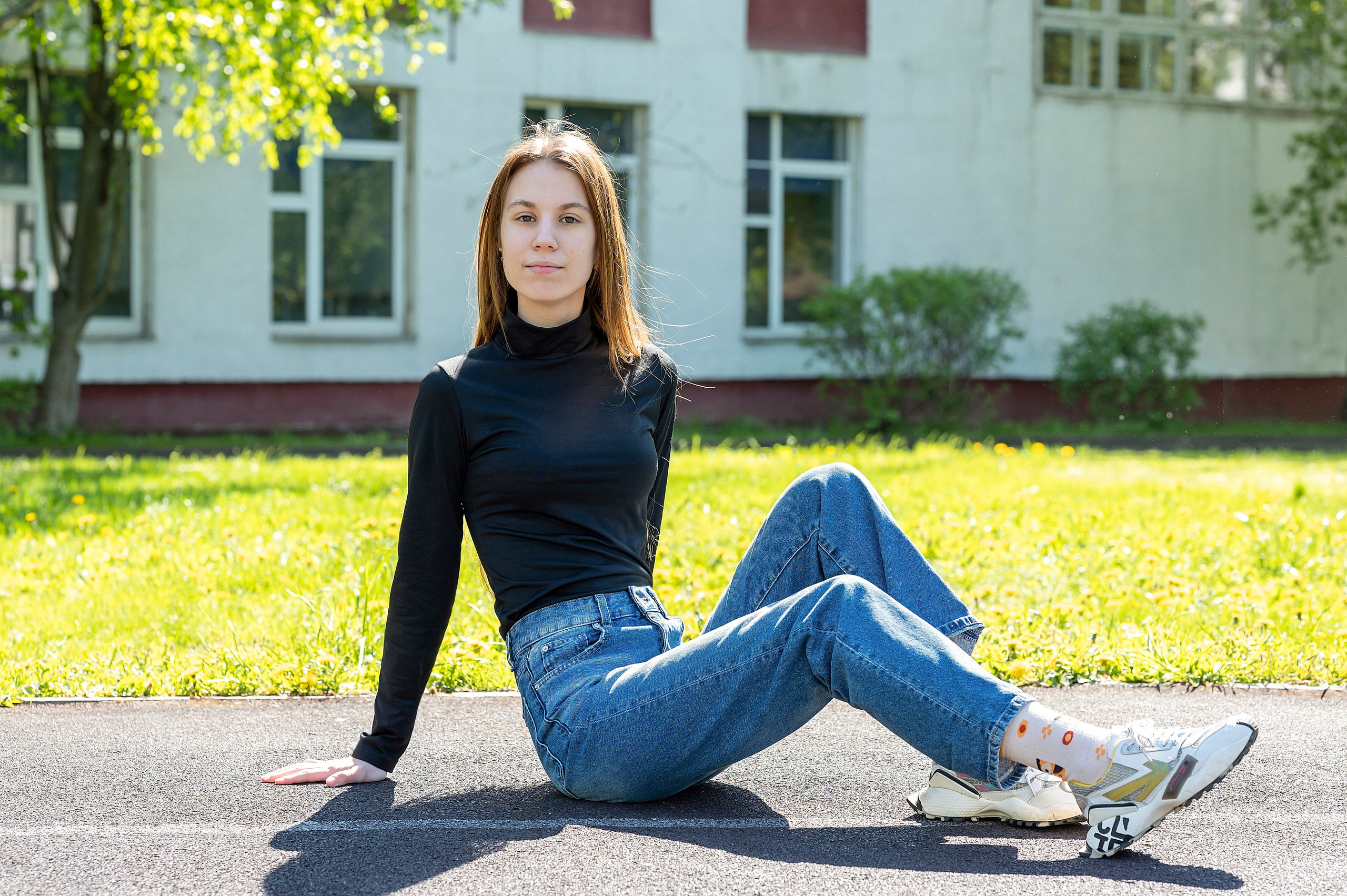 Фотосессия в классе и на территории школы. 9-И класс школа 1413. Детский и семейный фотограф г. Москва Оксана Катаджи