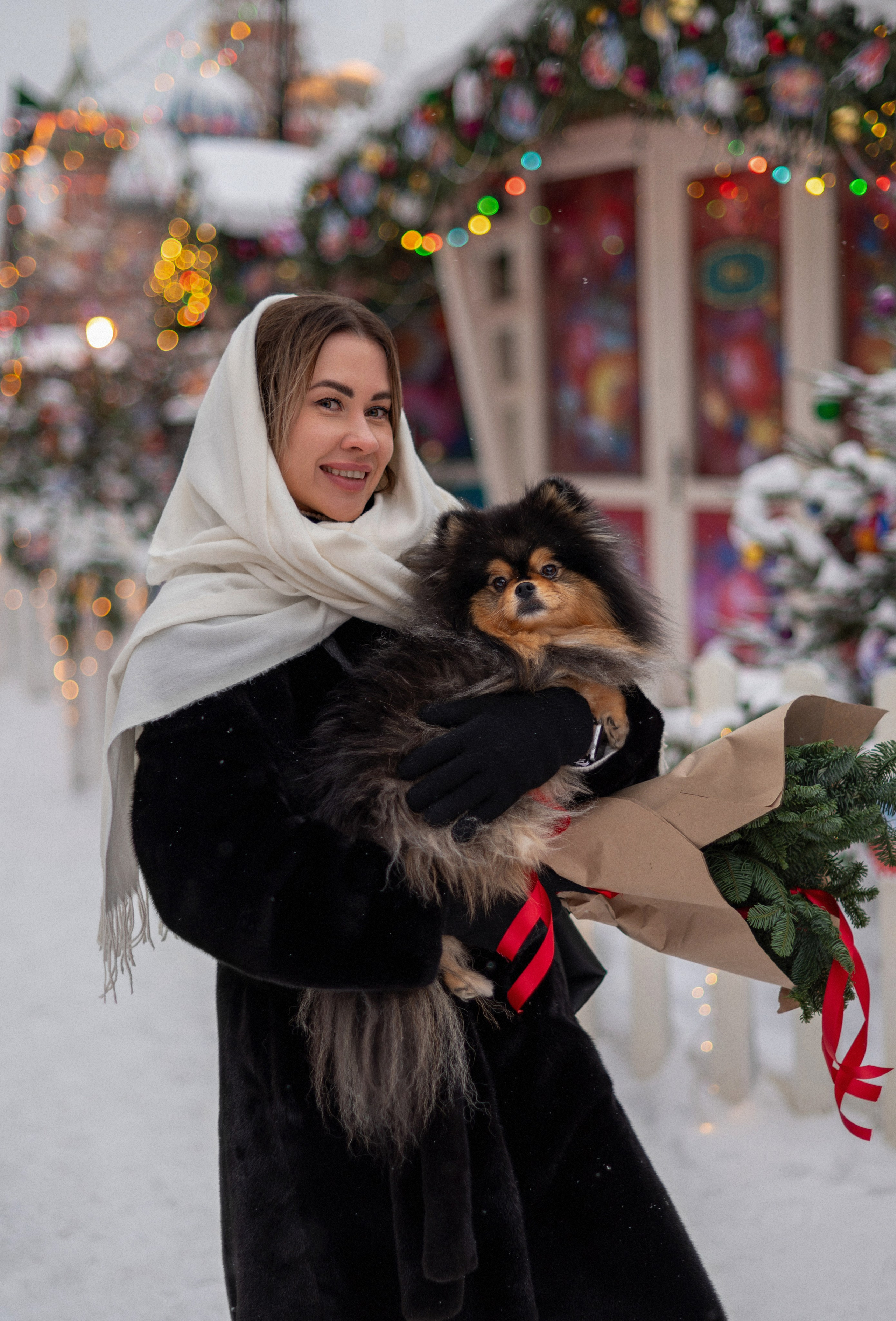 Новогодний Гум Каток. Детский и семейный фотограф г. Москва Оксана Катаджи