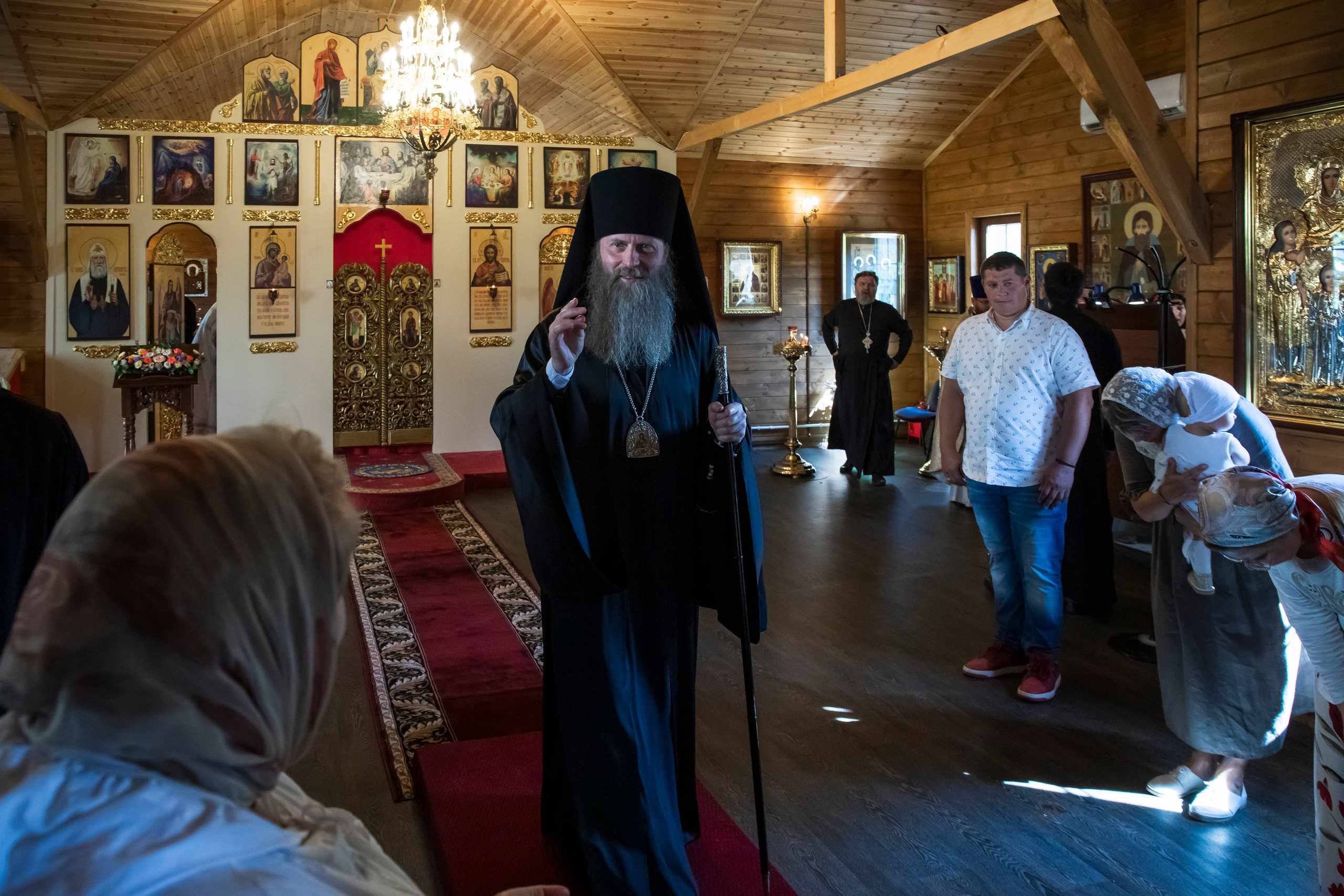 Епископ Силуан Павло-Посадский служба в храме св.Николая 25.08.2024. Арт- фотограф Москва