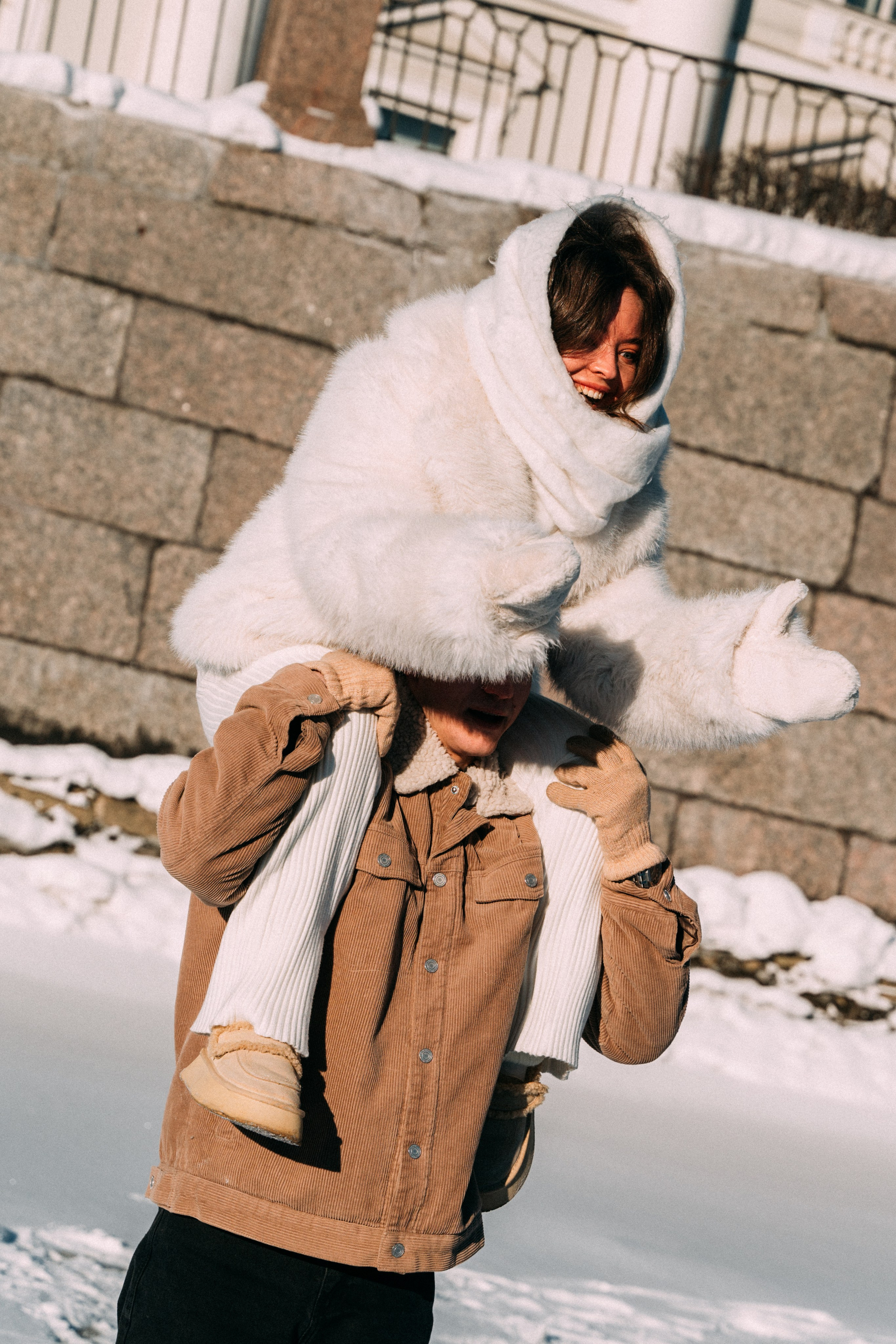 Лавстори на льду по рекам и каналам Санкт-Петербурга