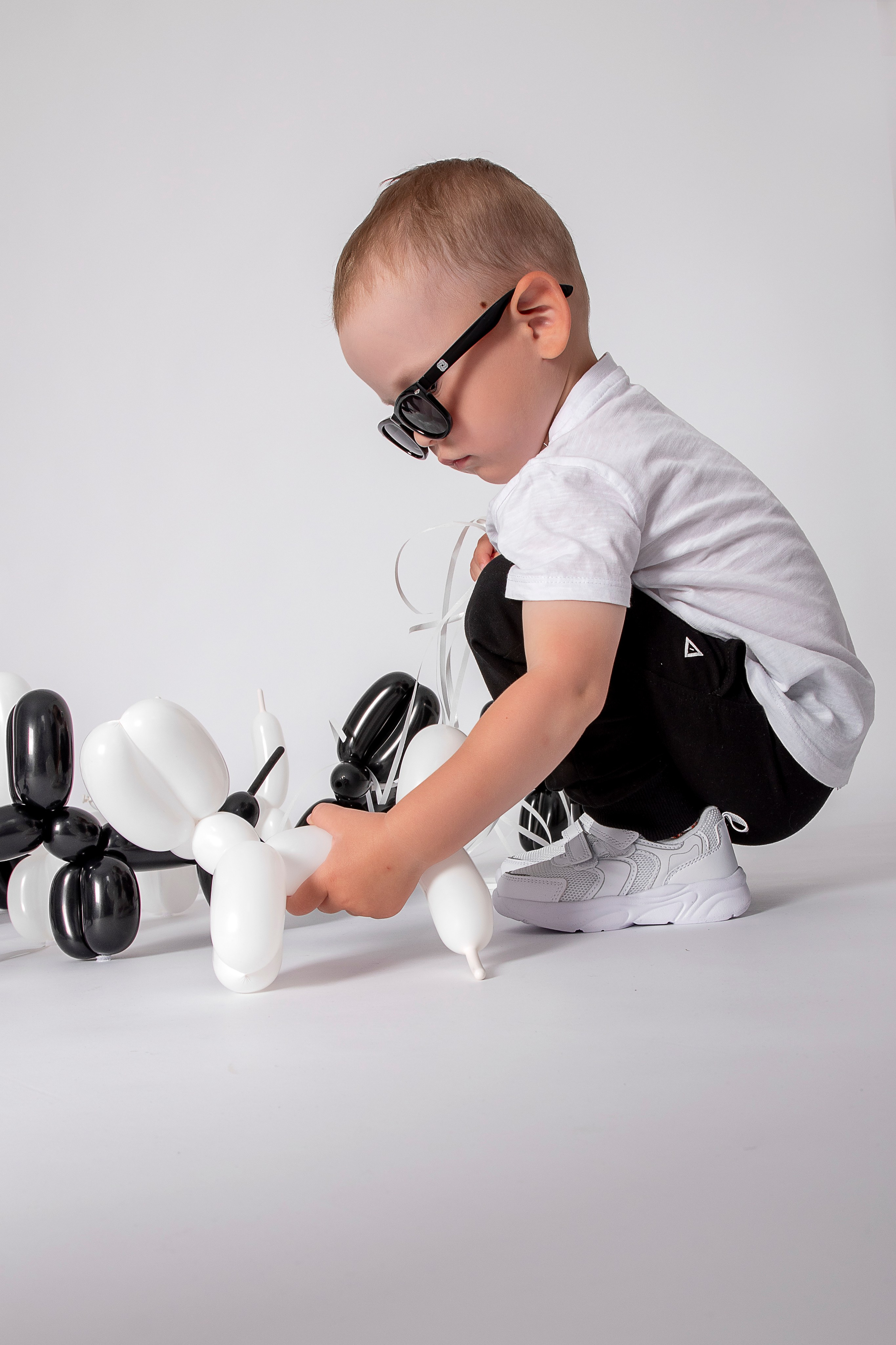 Фотосессия с воздушными шариками для Саши. Фотограф Наталья Жильцова