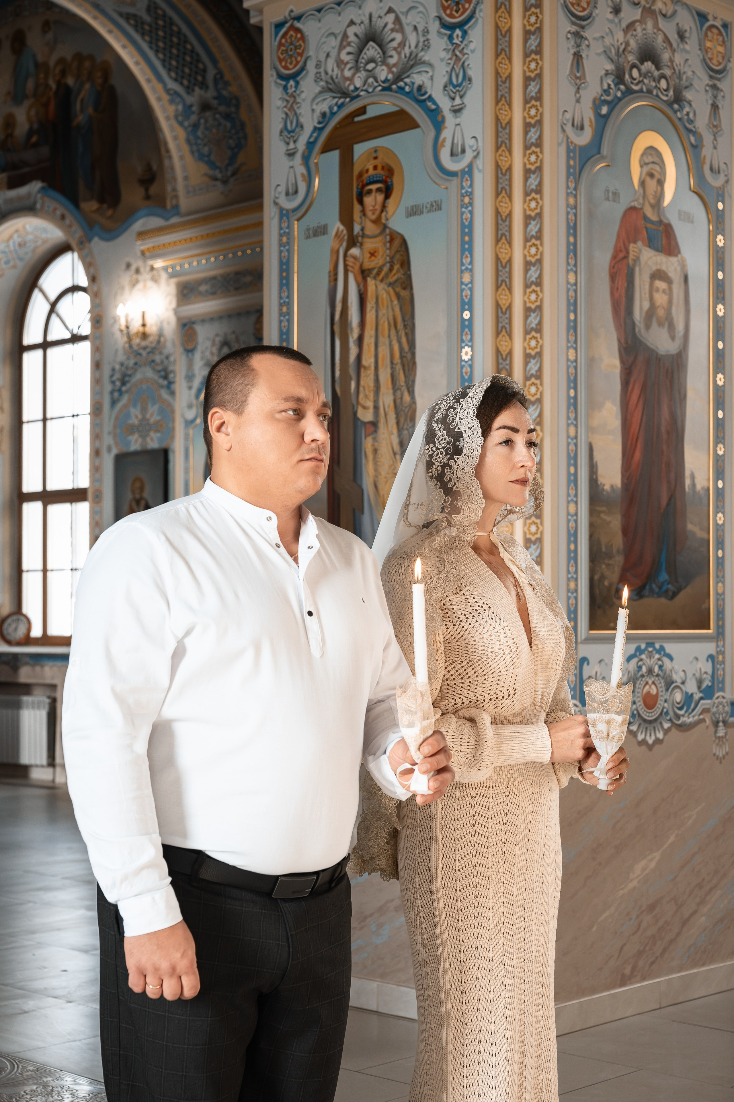 Венчание. Храм Введения во храм Пресвятой Богородицы. Церковный фотограф на Таинство Крещения и Венчания в Оренбурге и Оренбургской области Екатерина Белкина