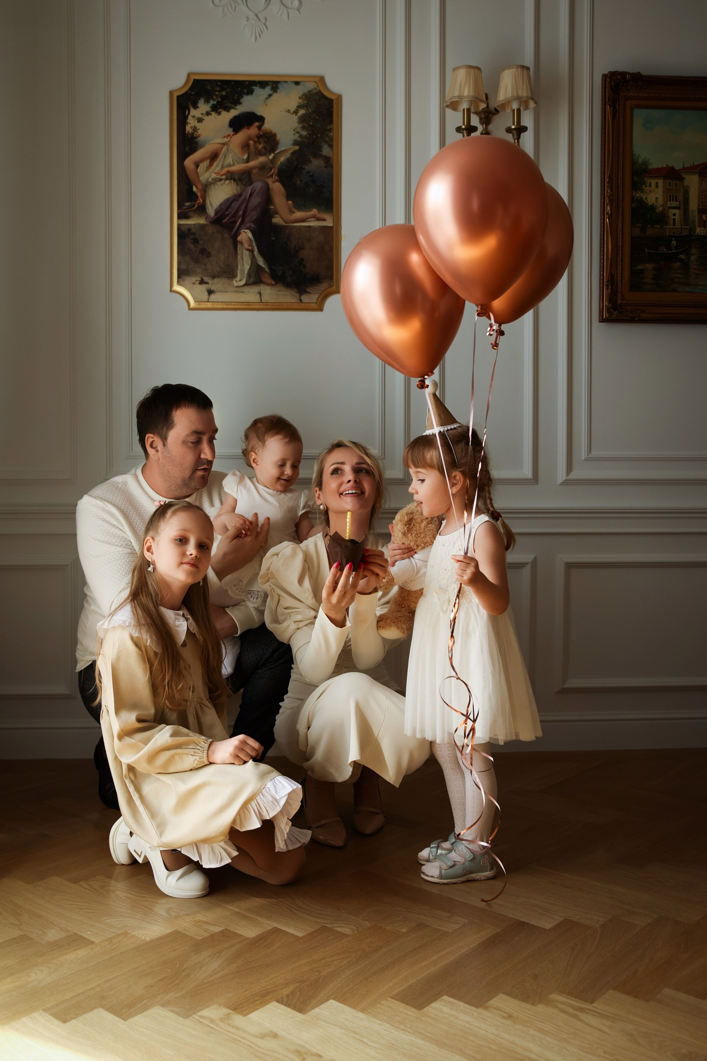 Семейная фотосессия большая семья фотосессия большой семьи фотосессия. Фотограф Владимир Москва